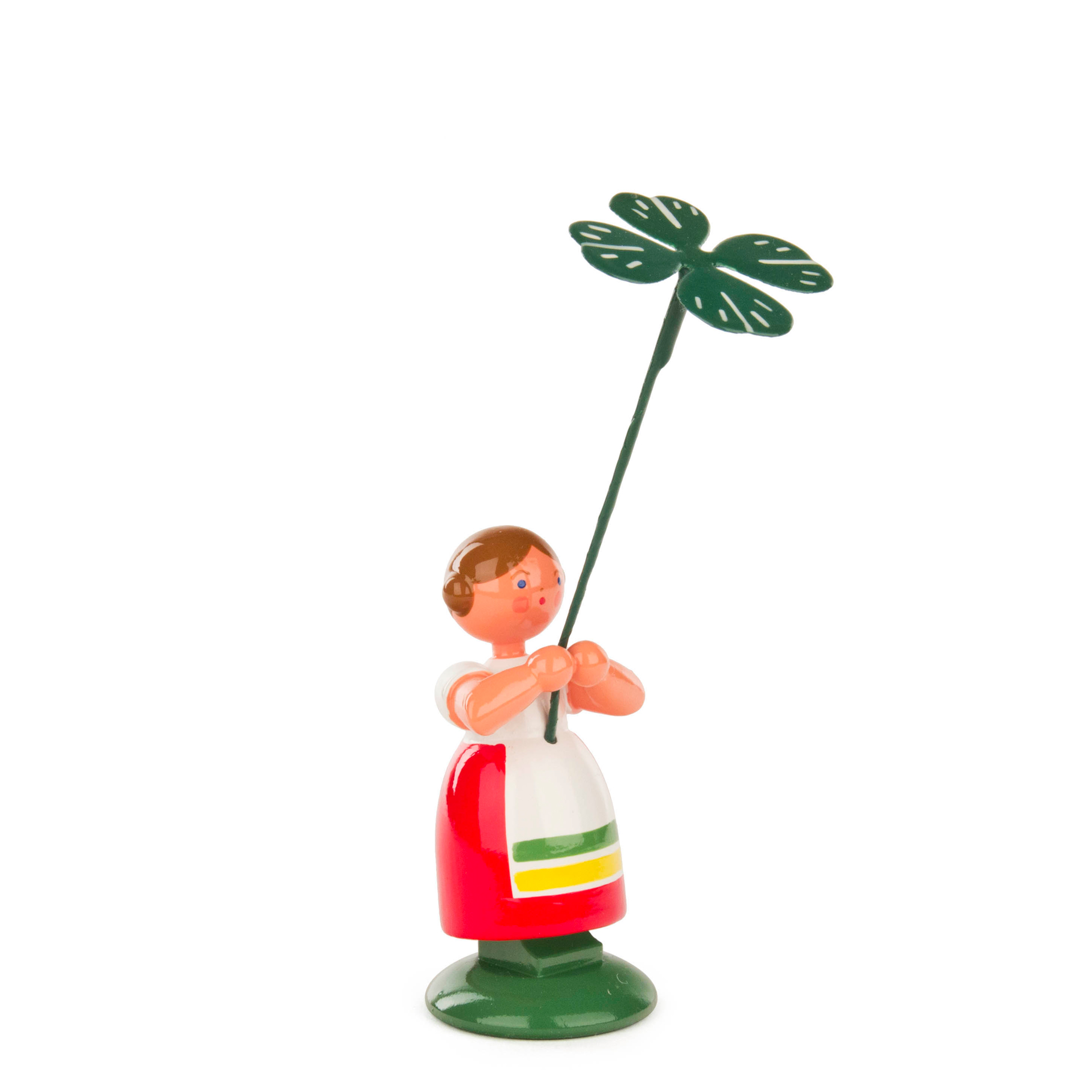 Blumenkind Mädchen mit Glücksklee Blumenkind Mädchen mit Glücksklee