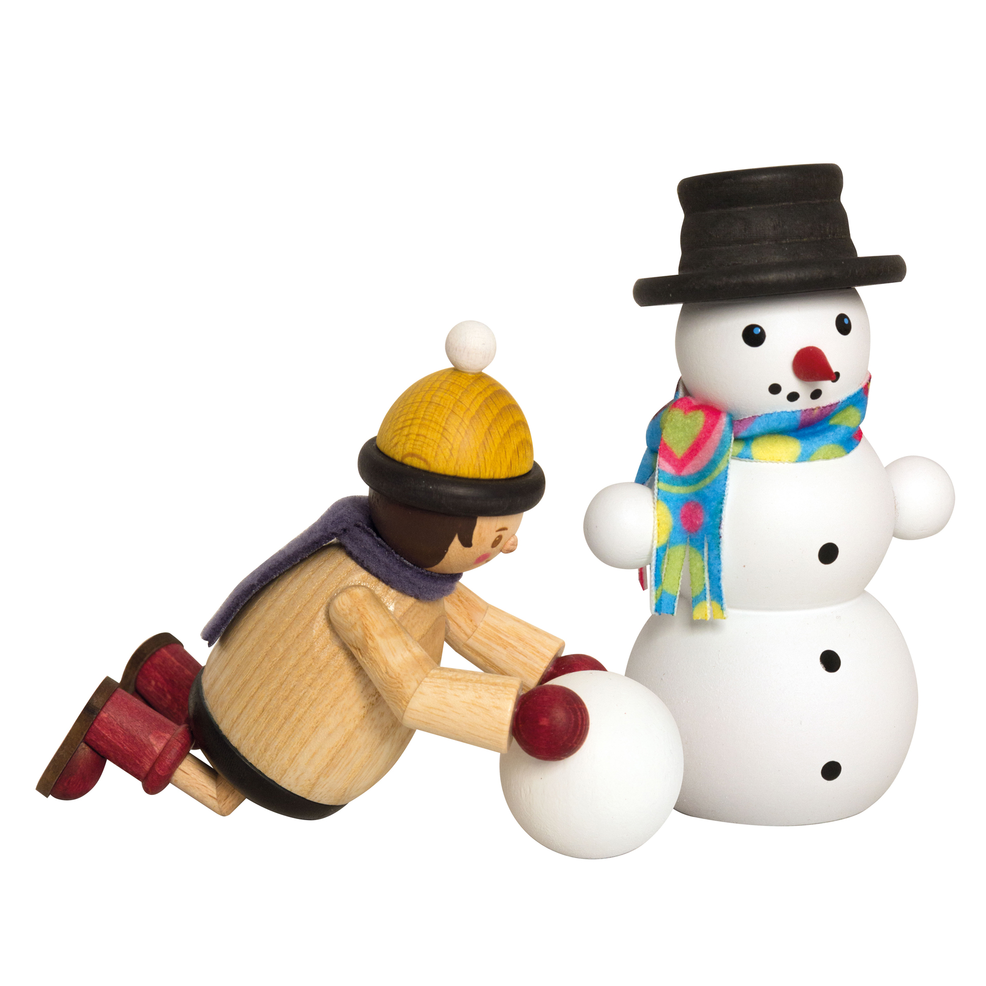 Mäxchen mit Schneekugel