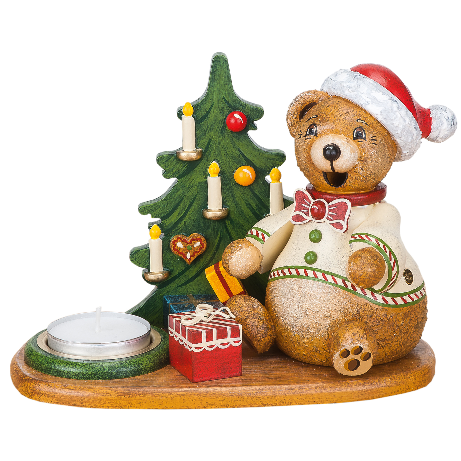 Rauchfigur Teddy's Weihnachtsgeschenke