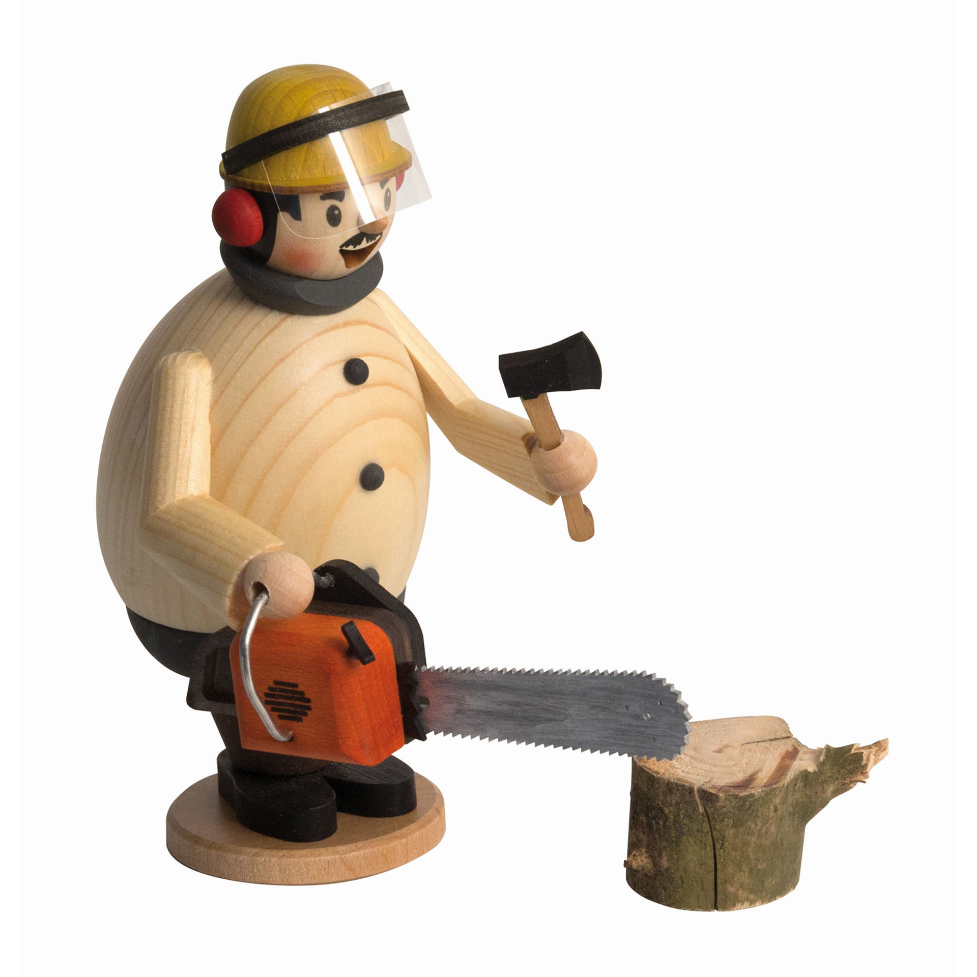 Max mit Kettensäge Max mit Kettensäge