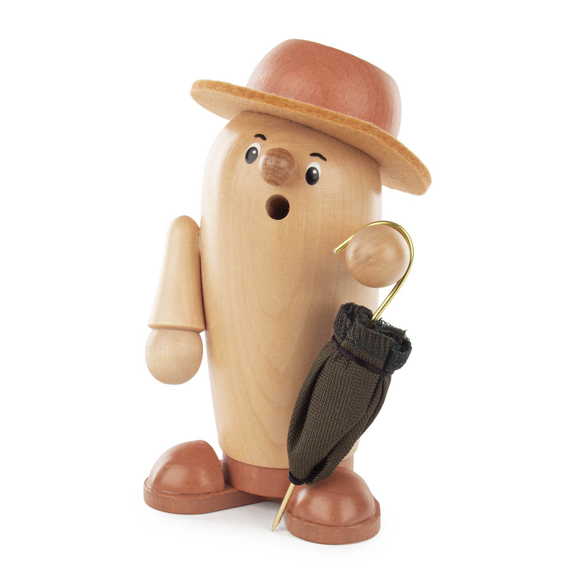 Rauchfigur Rudi der Charmeur, braun