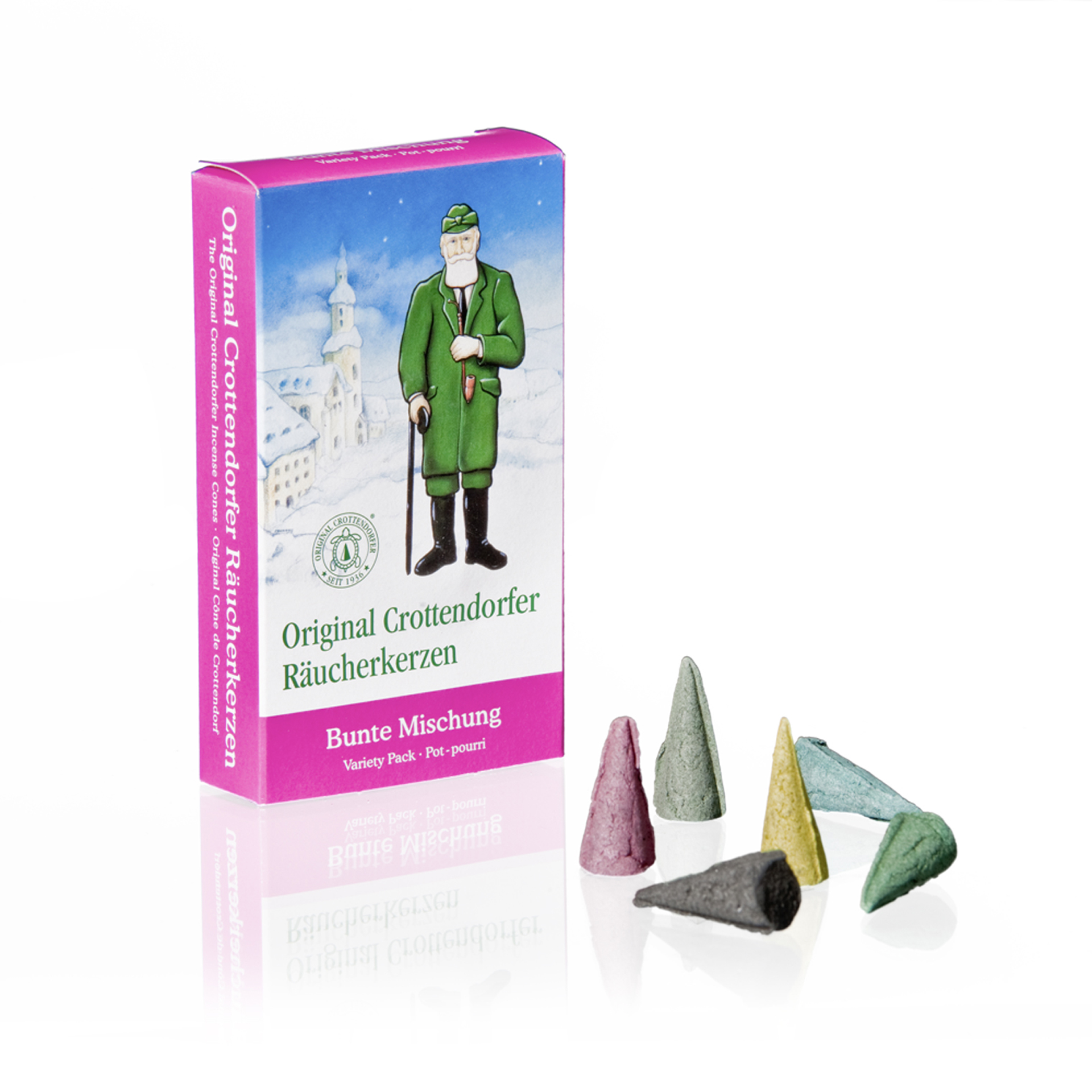 Original Crottendorfer Räucherkerzen Bunte Mischung Original Crottendorfer Räucherkerzen Bunte Mischung