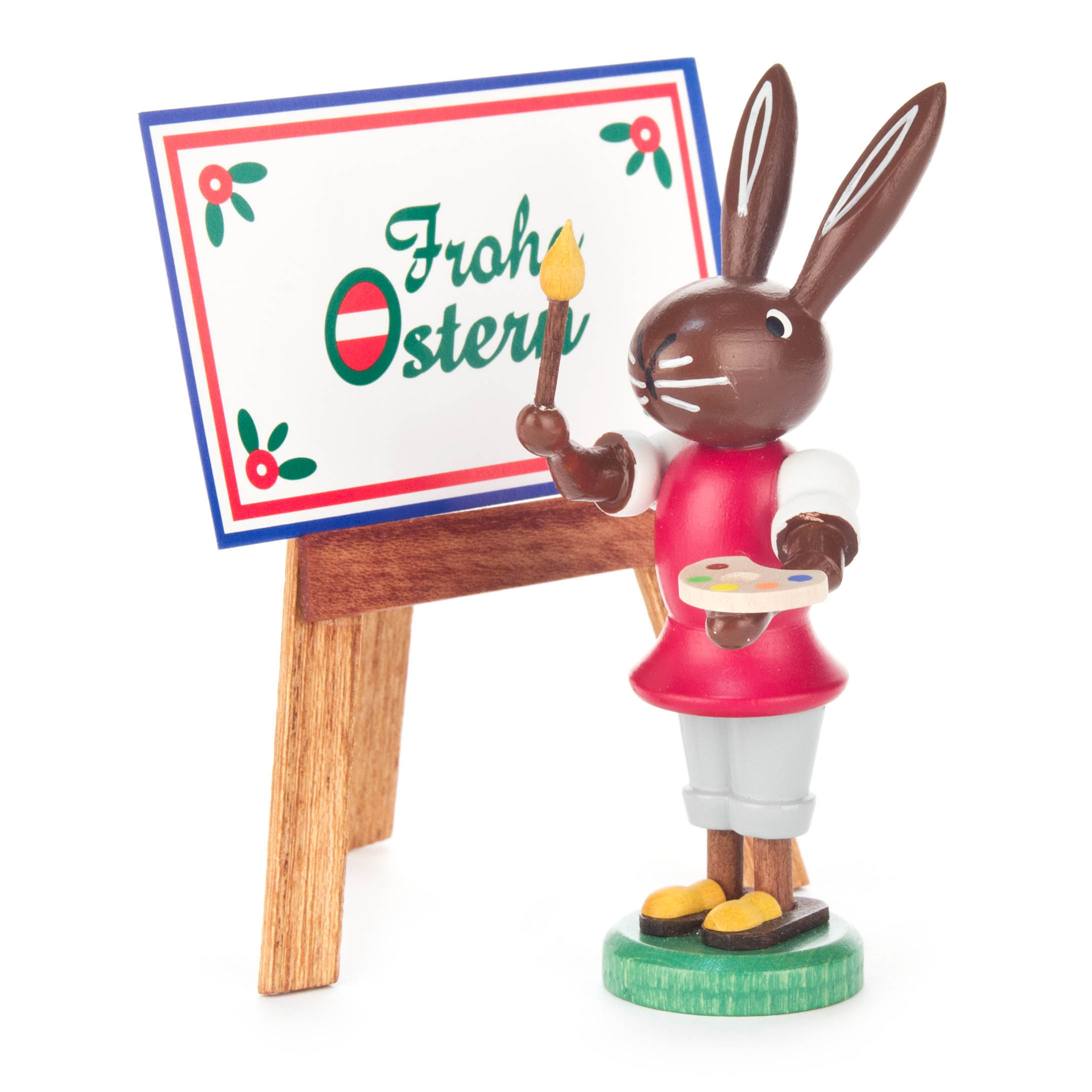 Hase mit Maltafel 