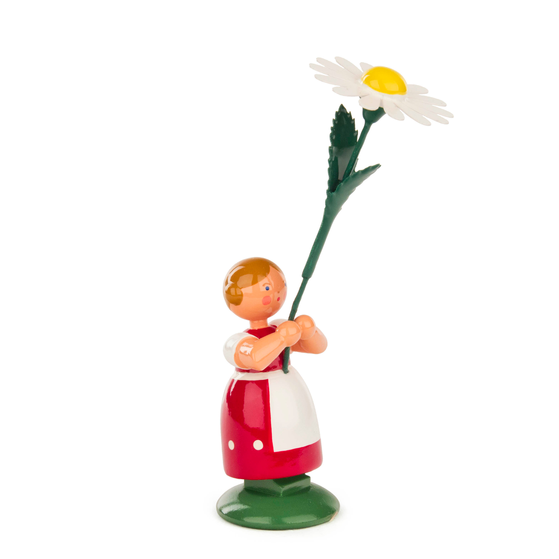 Blumenkind Mädchen mit weißer Margerite Blumenkind Mädchen mit weißer Margerite