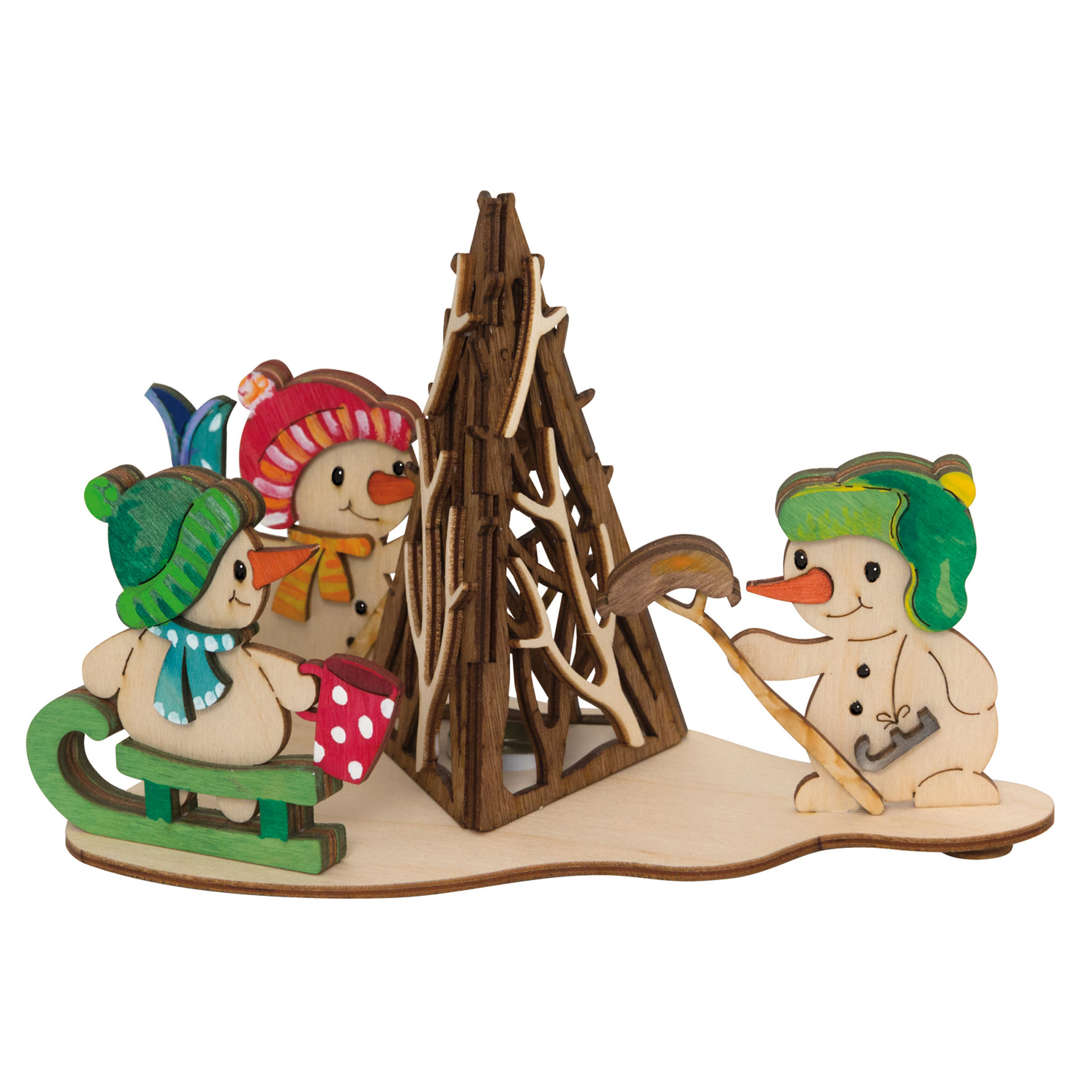 Bastelset Rauchhaus Schneemann Sportler Bastelset Rauchhaus Schneemann Sportler