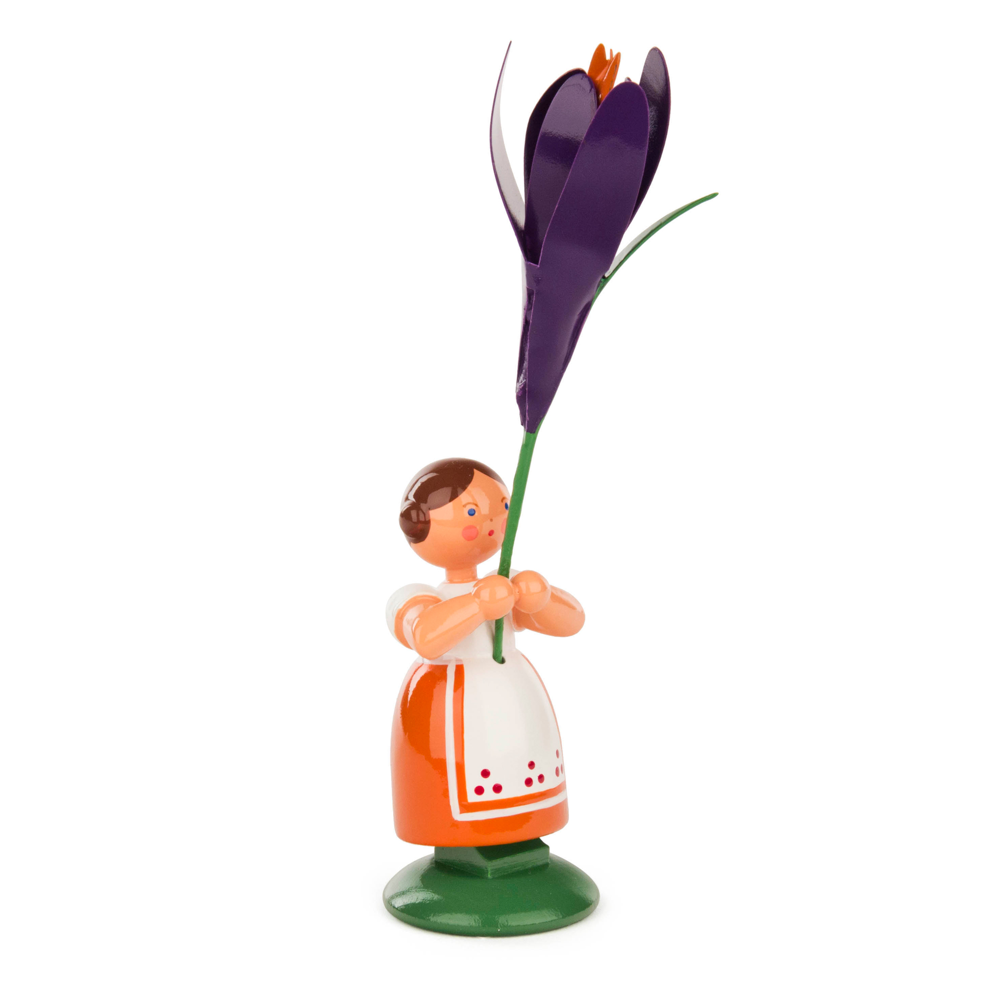 Blumenkind Mädchen mit Krokus Blumenkind Mädchen mit Krokus