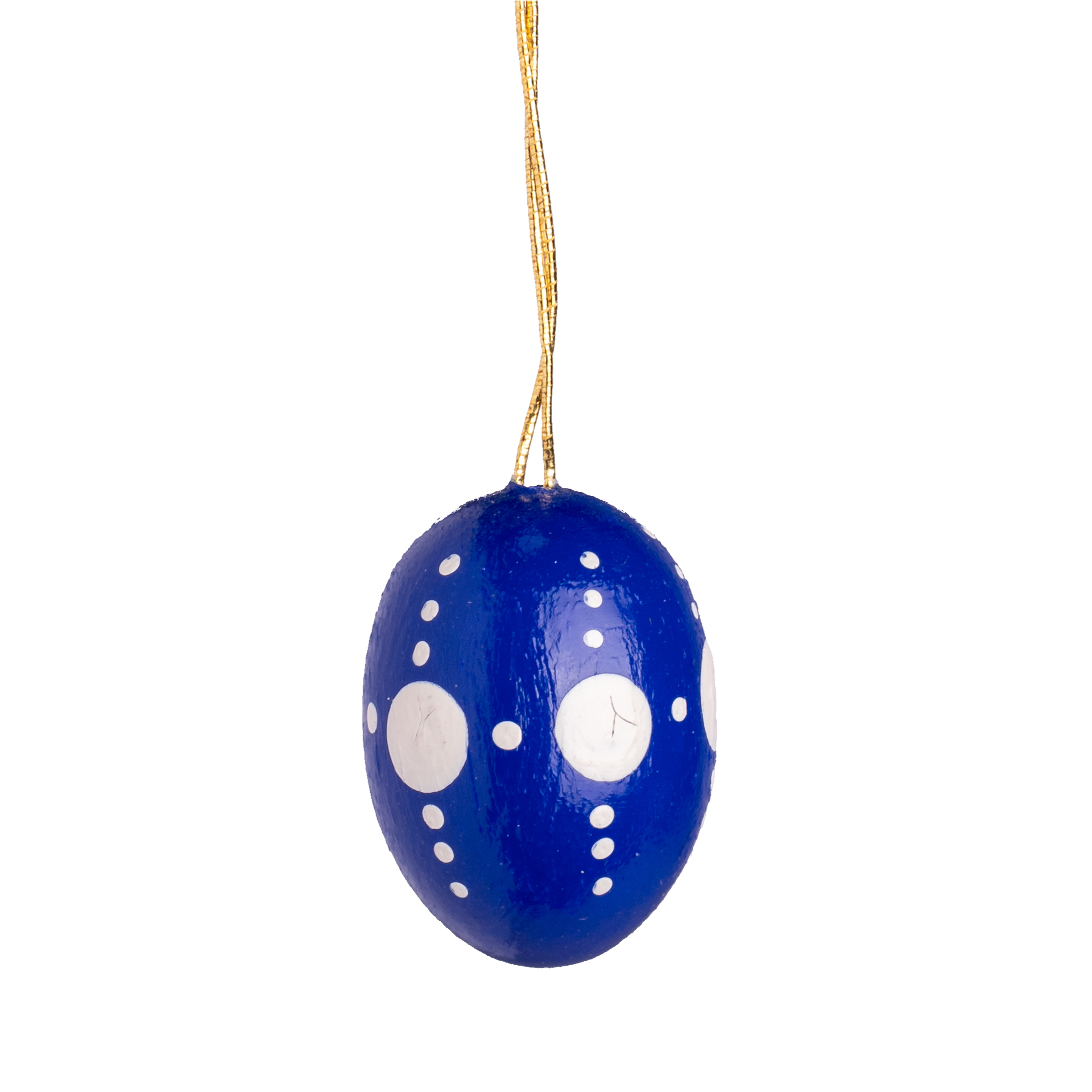 Baumschmuck Osterei, dunkelblau