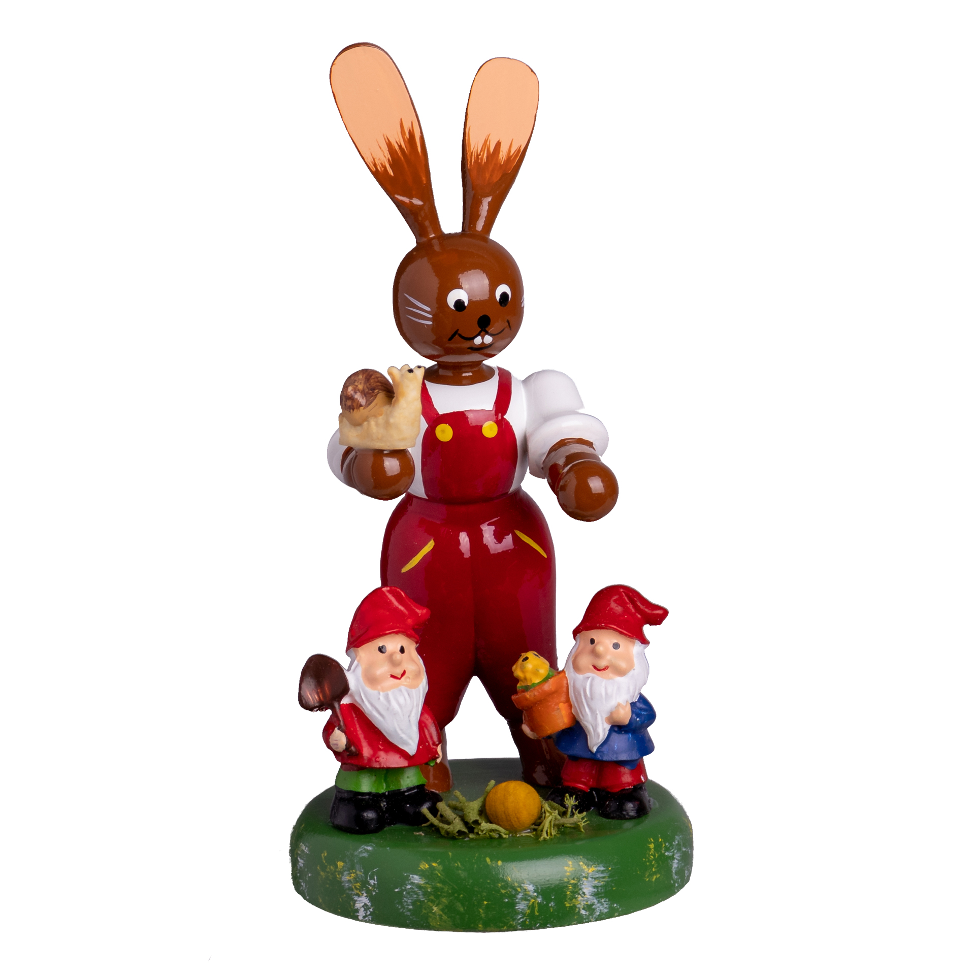 Hasenjunge mit Schnecke Hasenjunge mit Schnecke