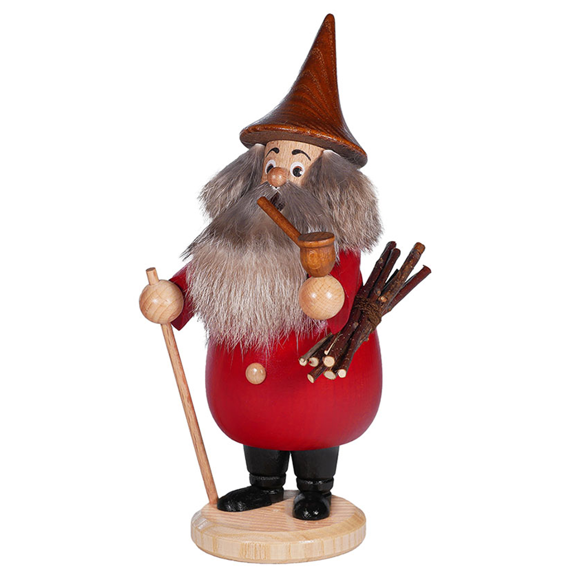 Rauchfigur Wurzelzwerg, rot