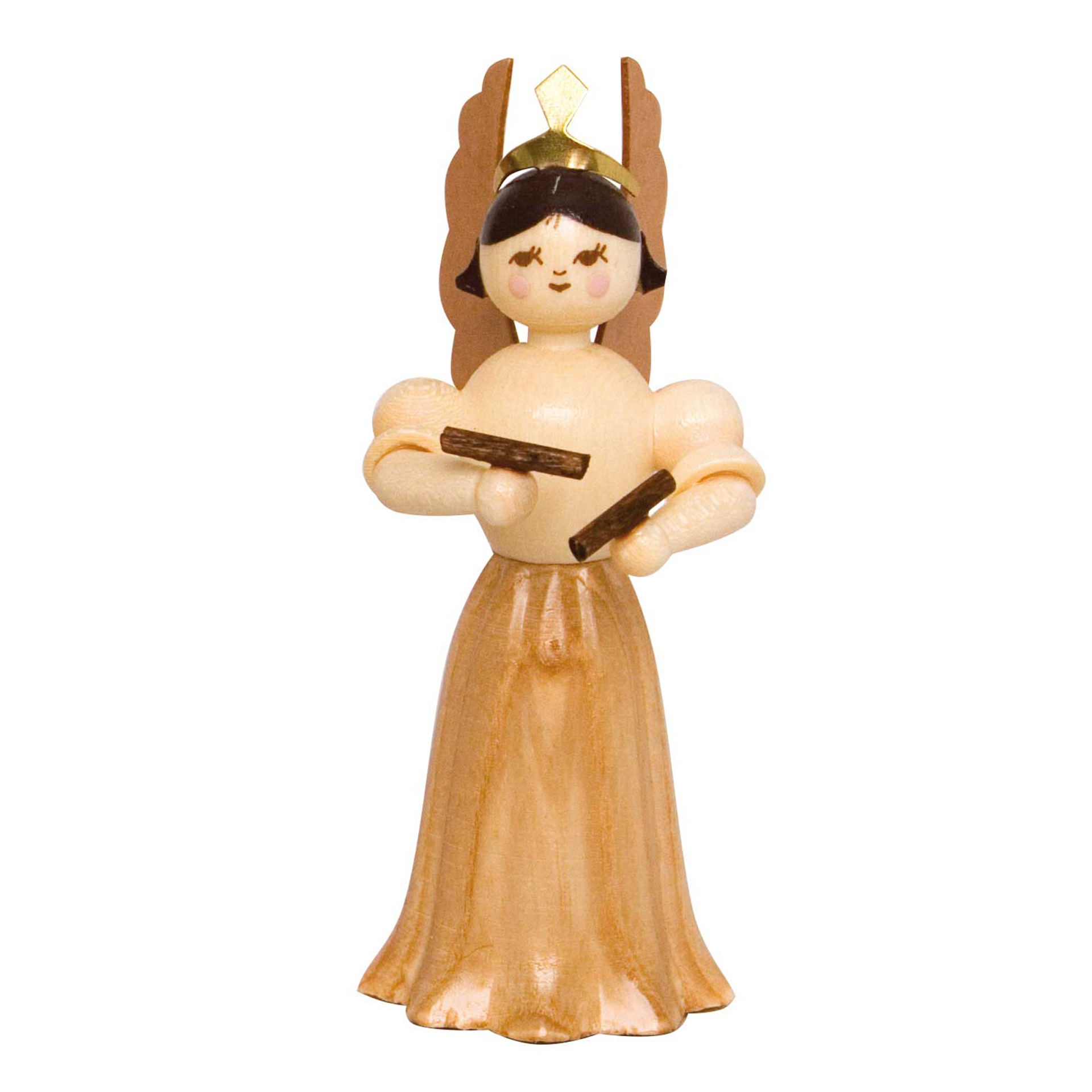 Engel mit Klanghölzern, 7cm Engel mit Klanghölzern, 7cm