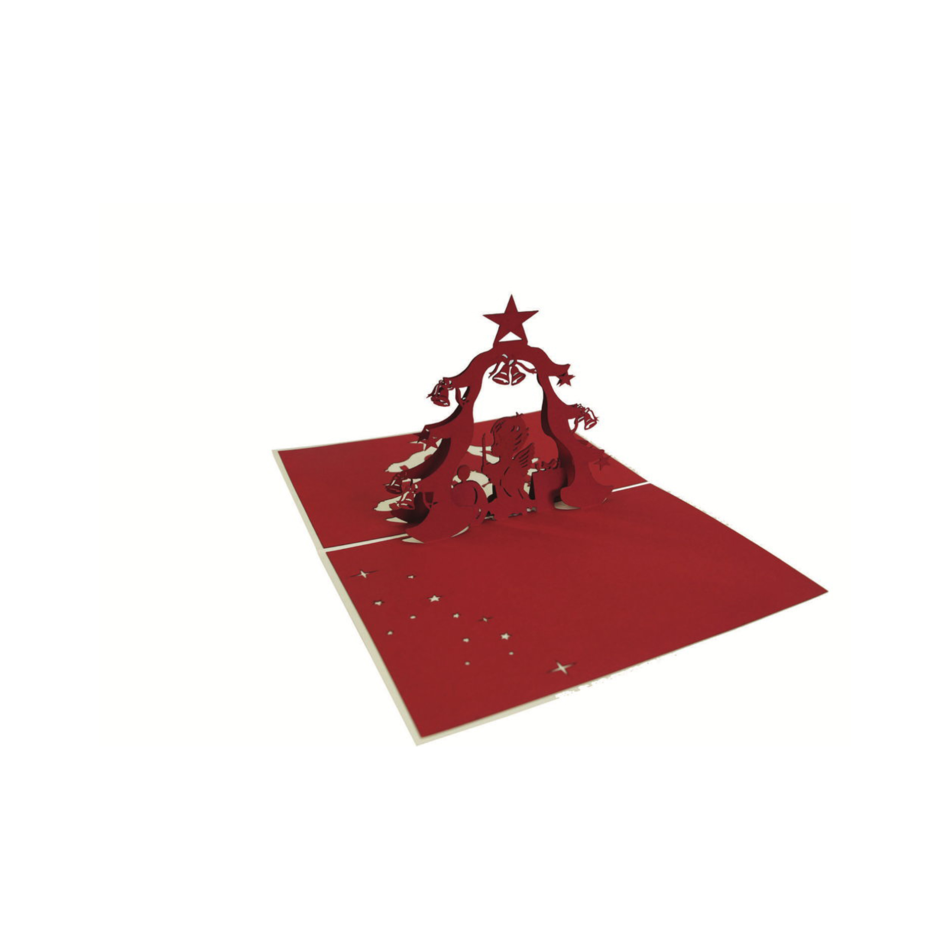 3D-Karte Engel im Torbogen