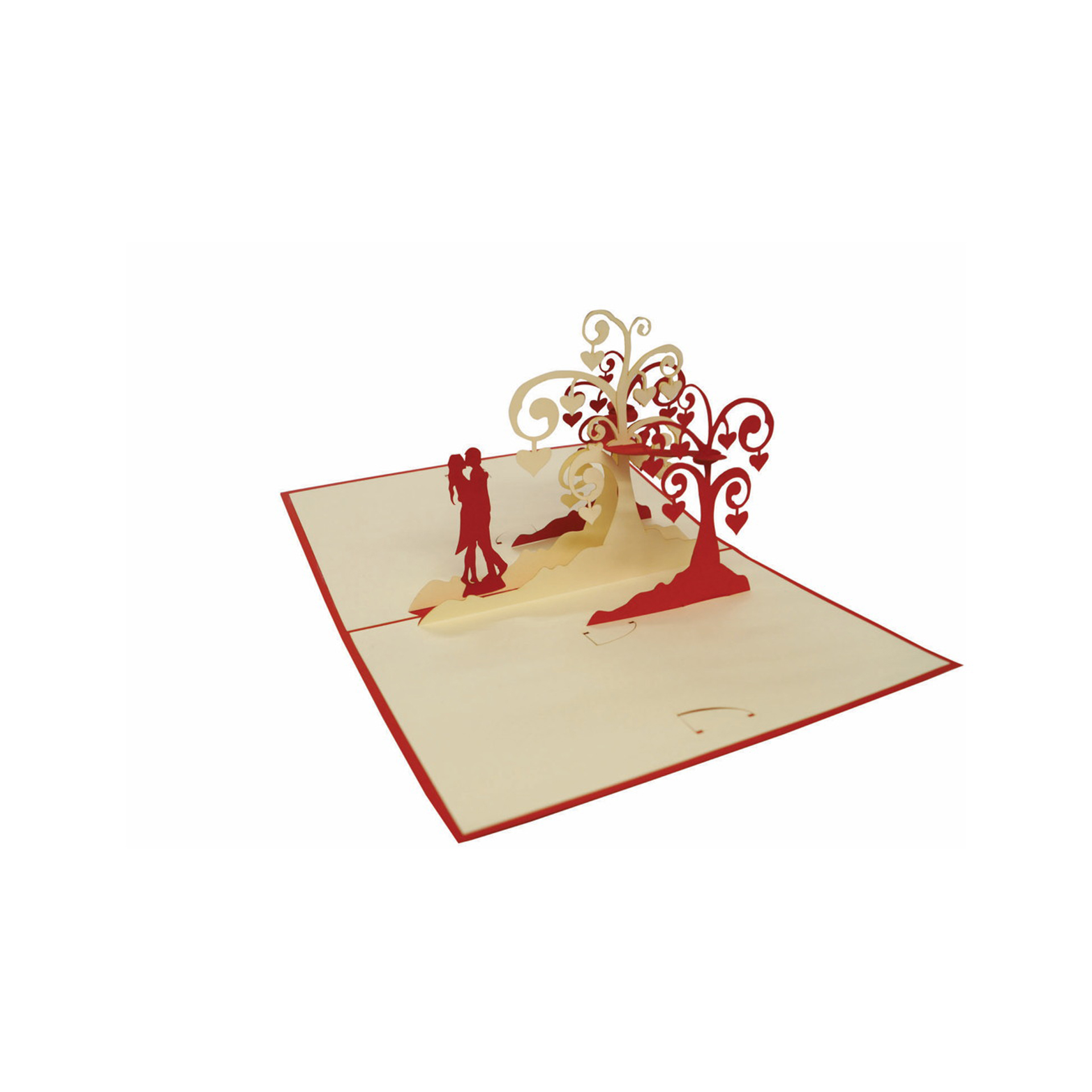 3D-Karte Liebesbaum 
