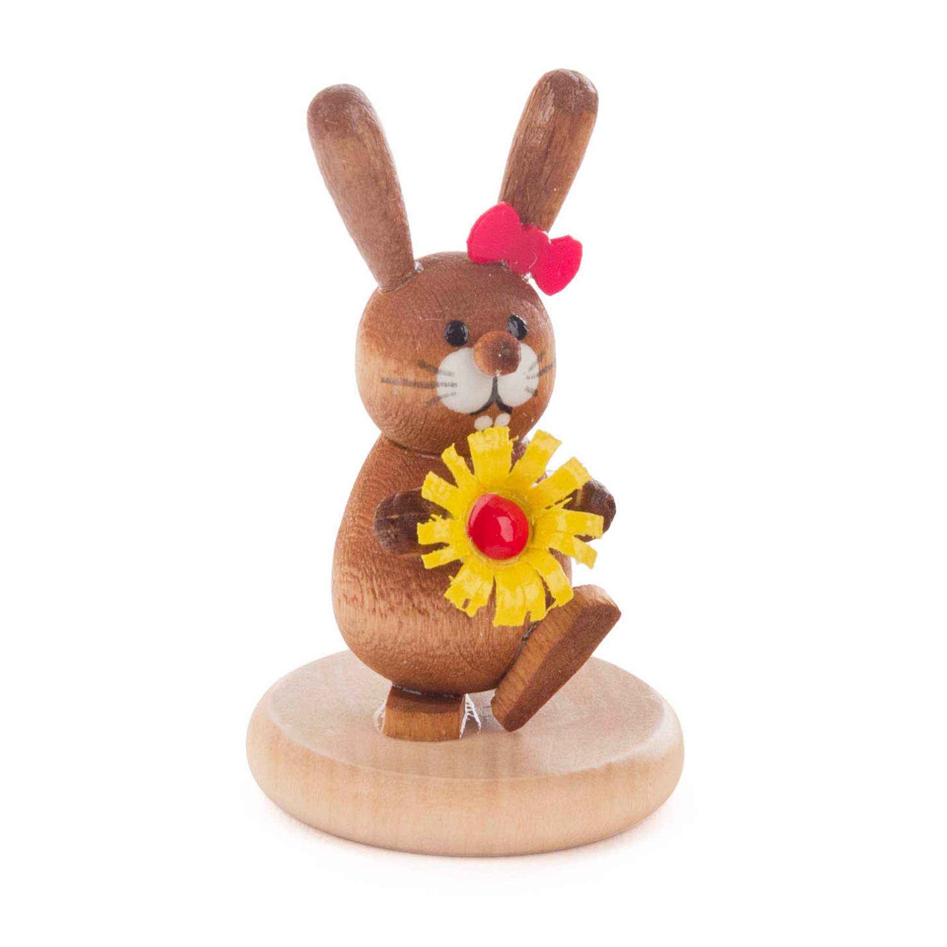 Hase mit Blume 