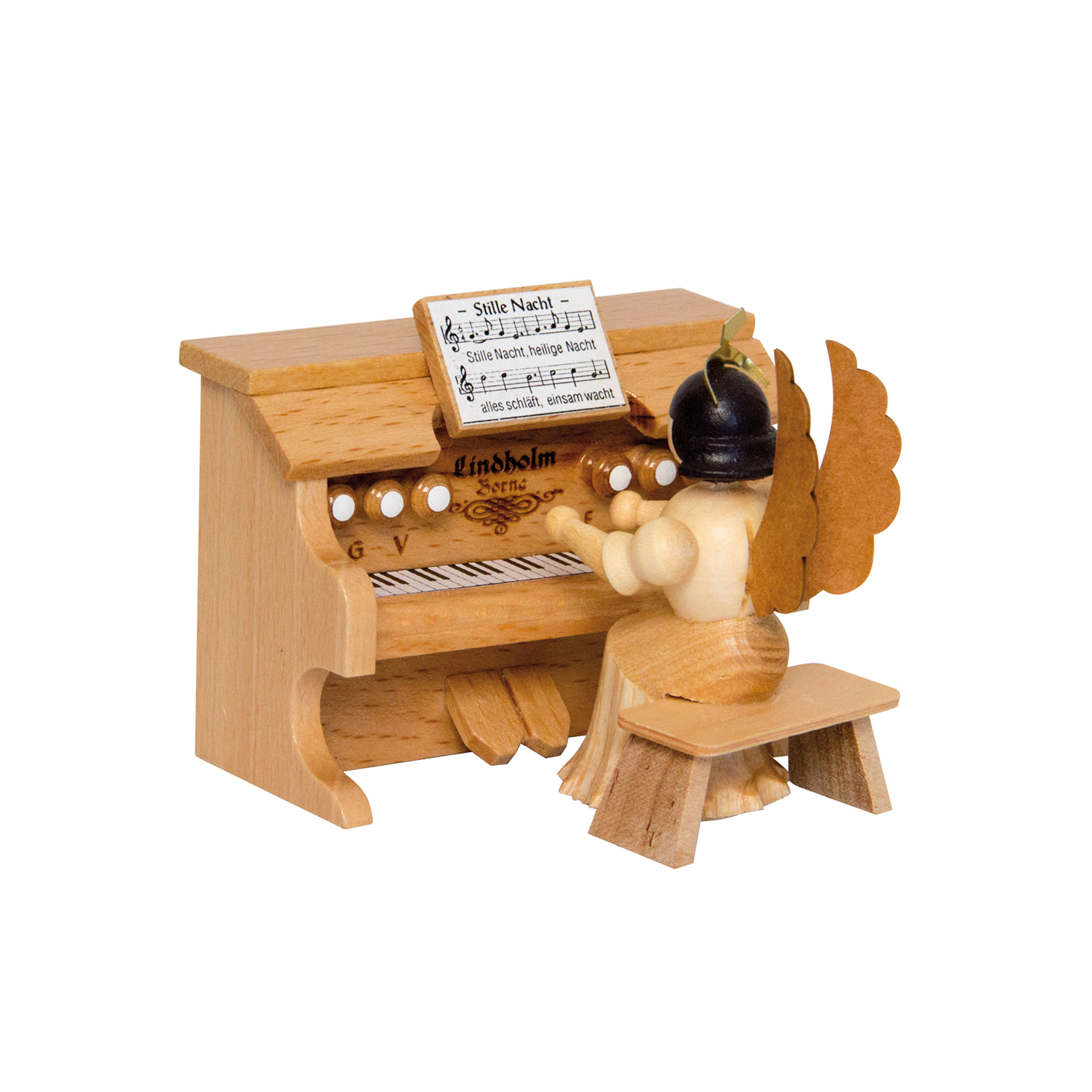 Engel mit Harmonium, 7cm 