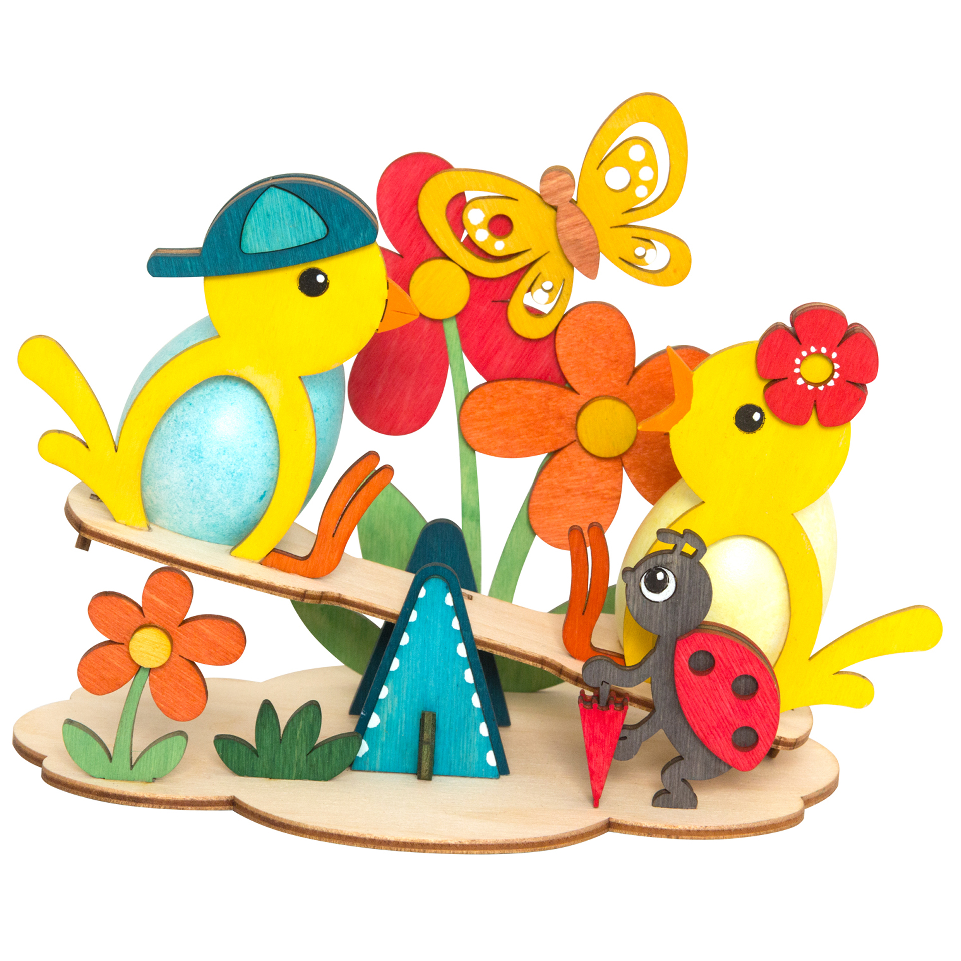 Bastelset Küken auf Wippe Bastelset Küken auf Wippe