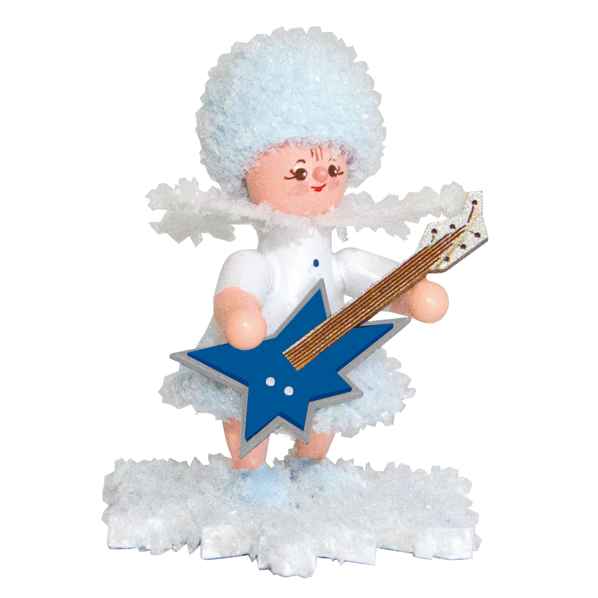 Schneeflöckchen mit E- Gitarre Schneeflöckchen mit E- Gitarre