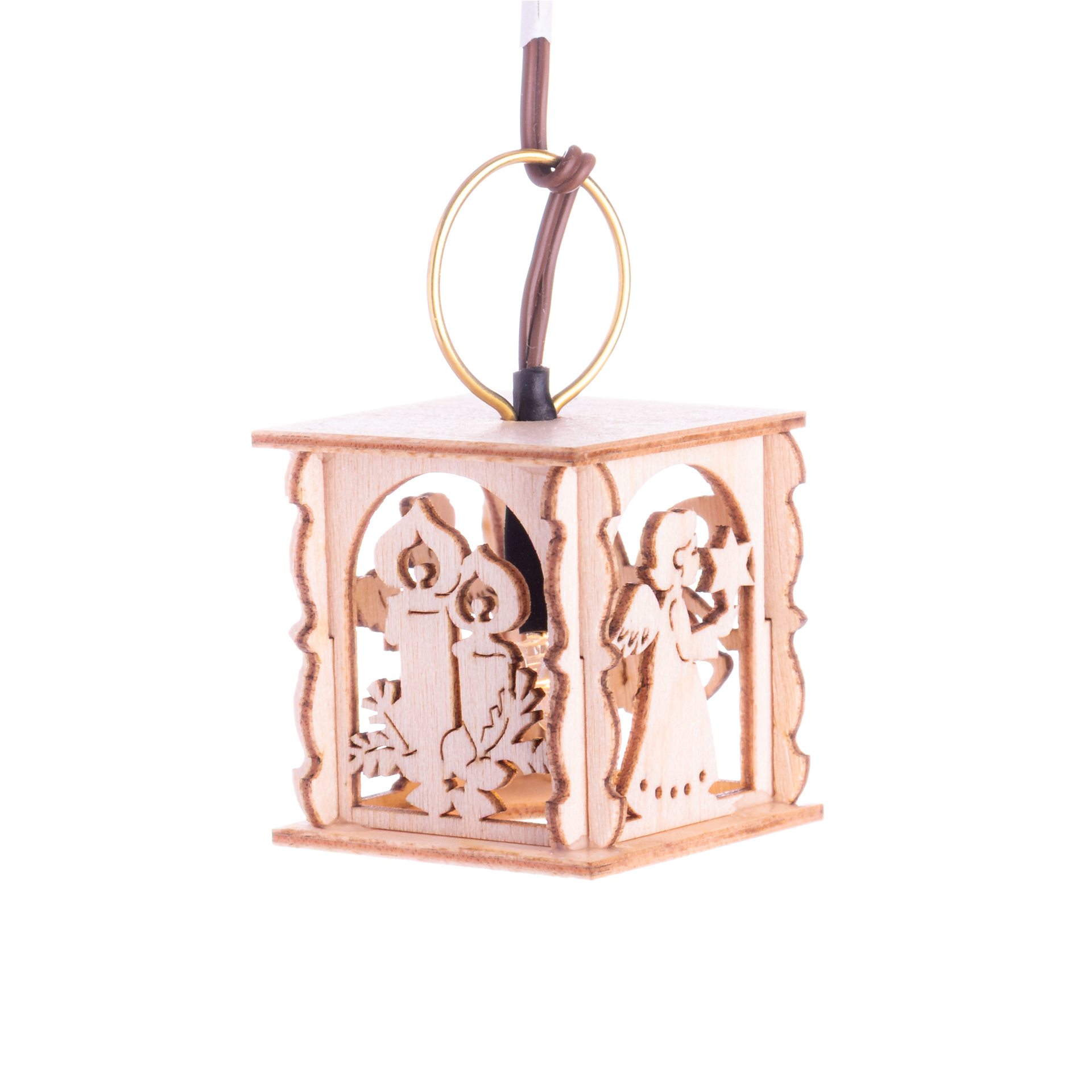 Miniatur Laterne Engel, elektrisch