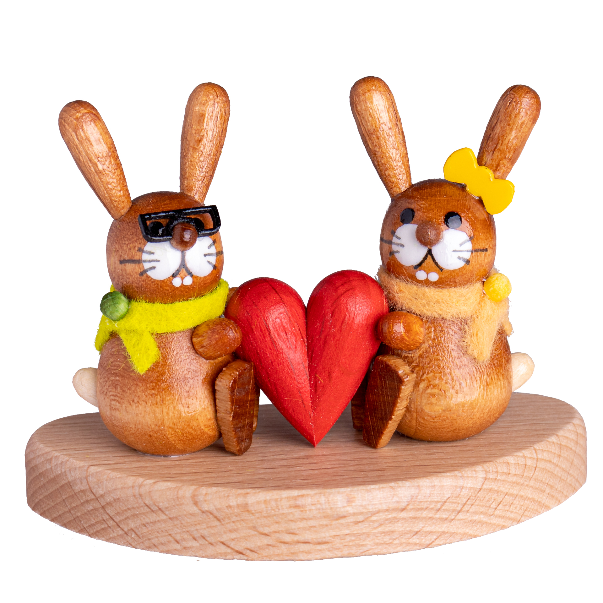 Hasenpaar mit Herz Hasenpaar mit Herz