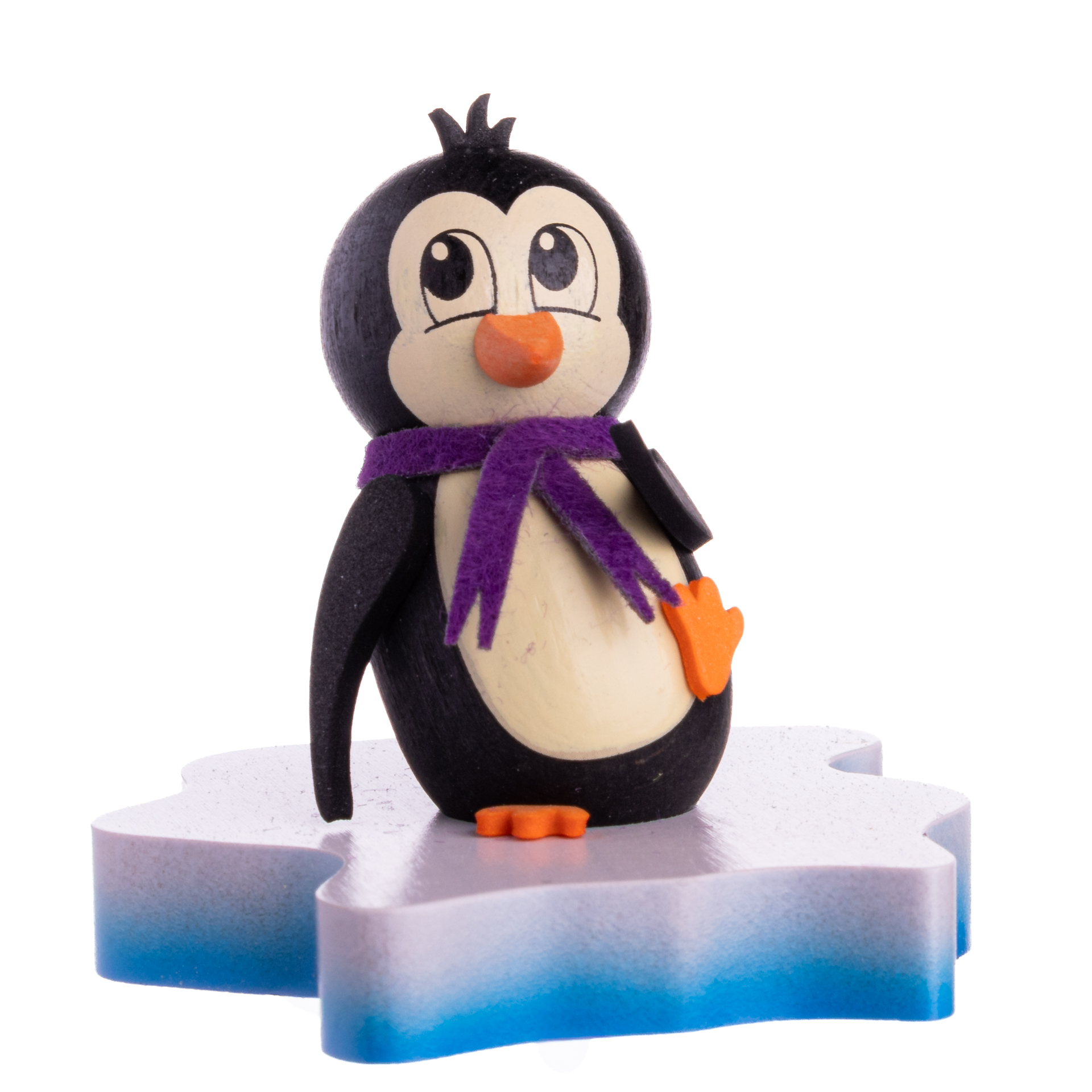 Pinguin auf Eisscholle "Tanzversuche"