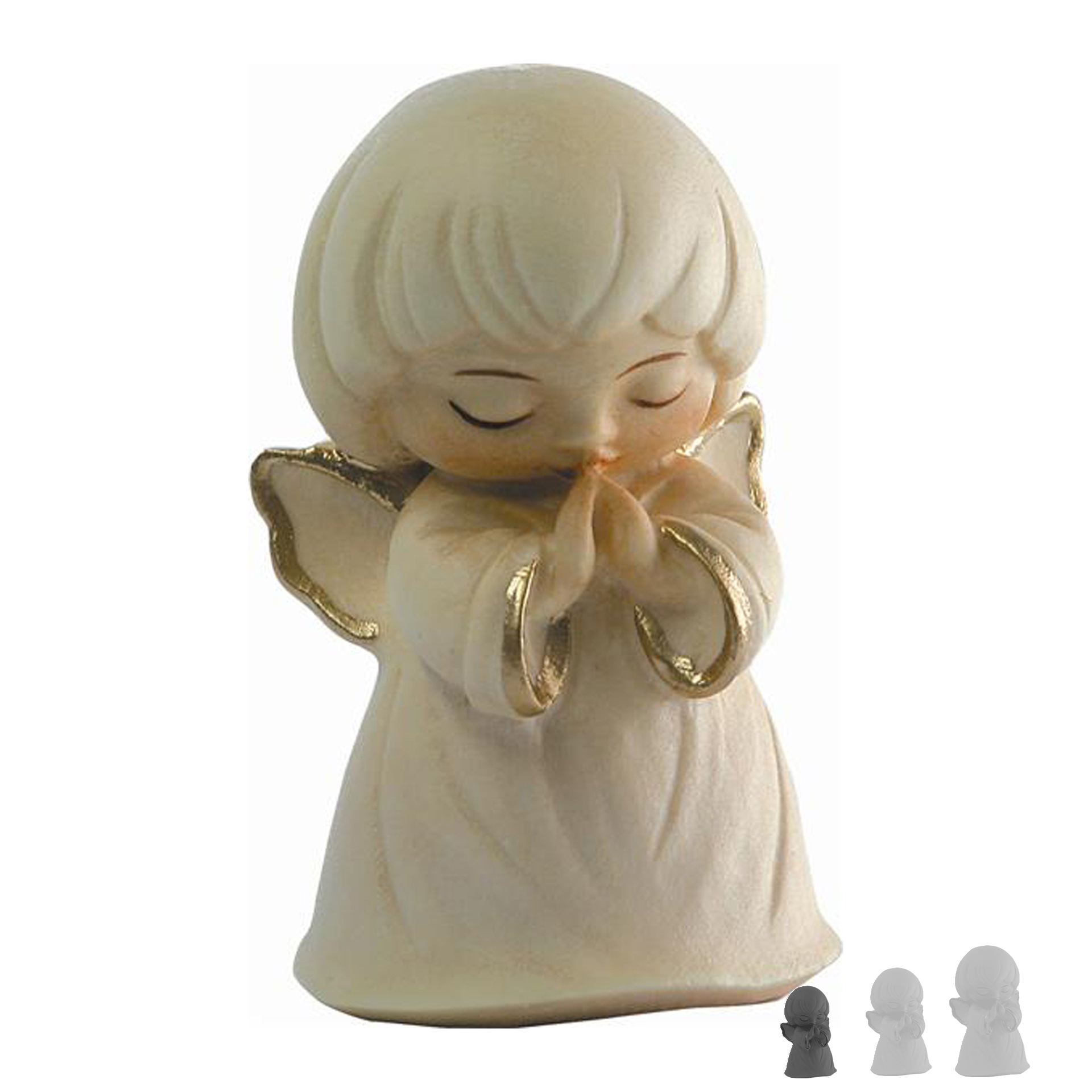 Engel betend 4cm, alabaster 