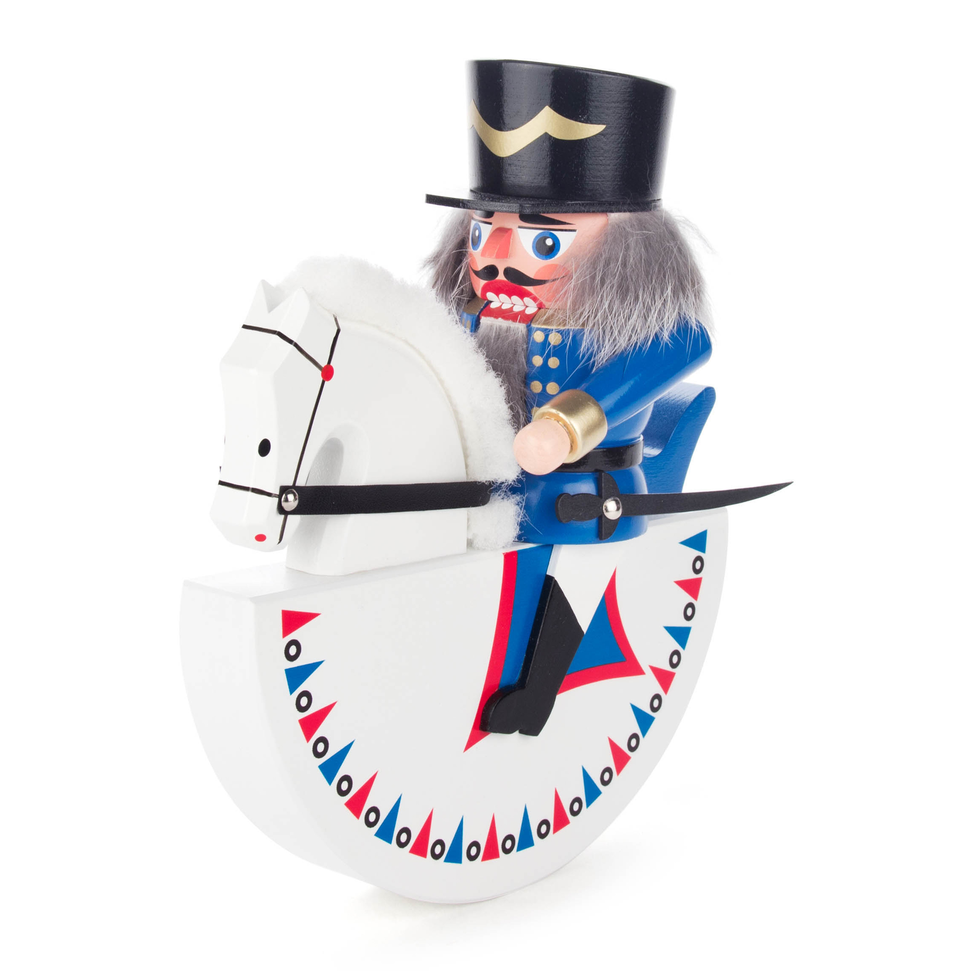 Nussknacker Reiterlein Husar blau, 21cm