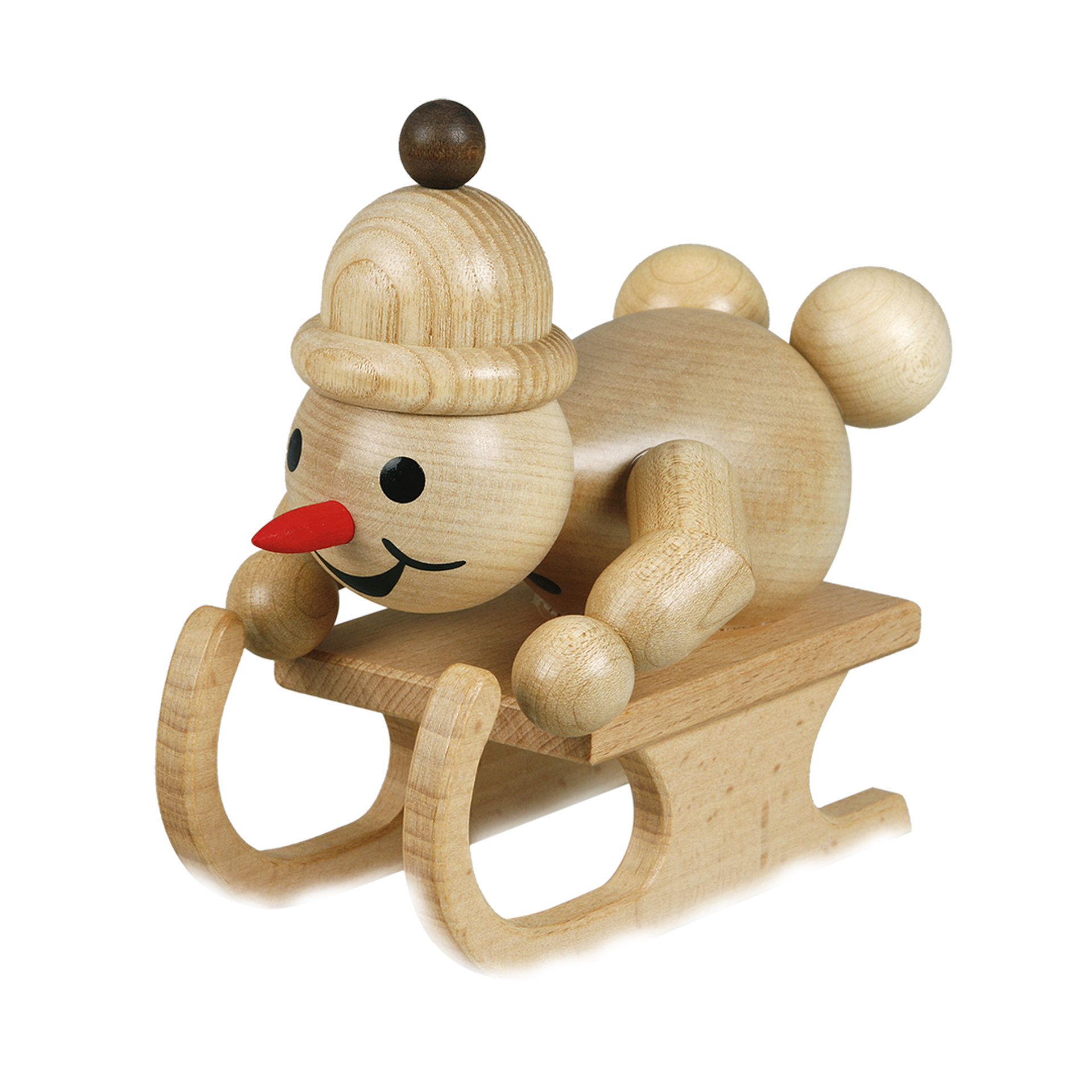 Schneemann Junior Rennschlittenfahrer, mittelgroß Schneemann Junior Rennschlittenfahrer, mittelgroß