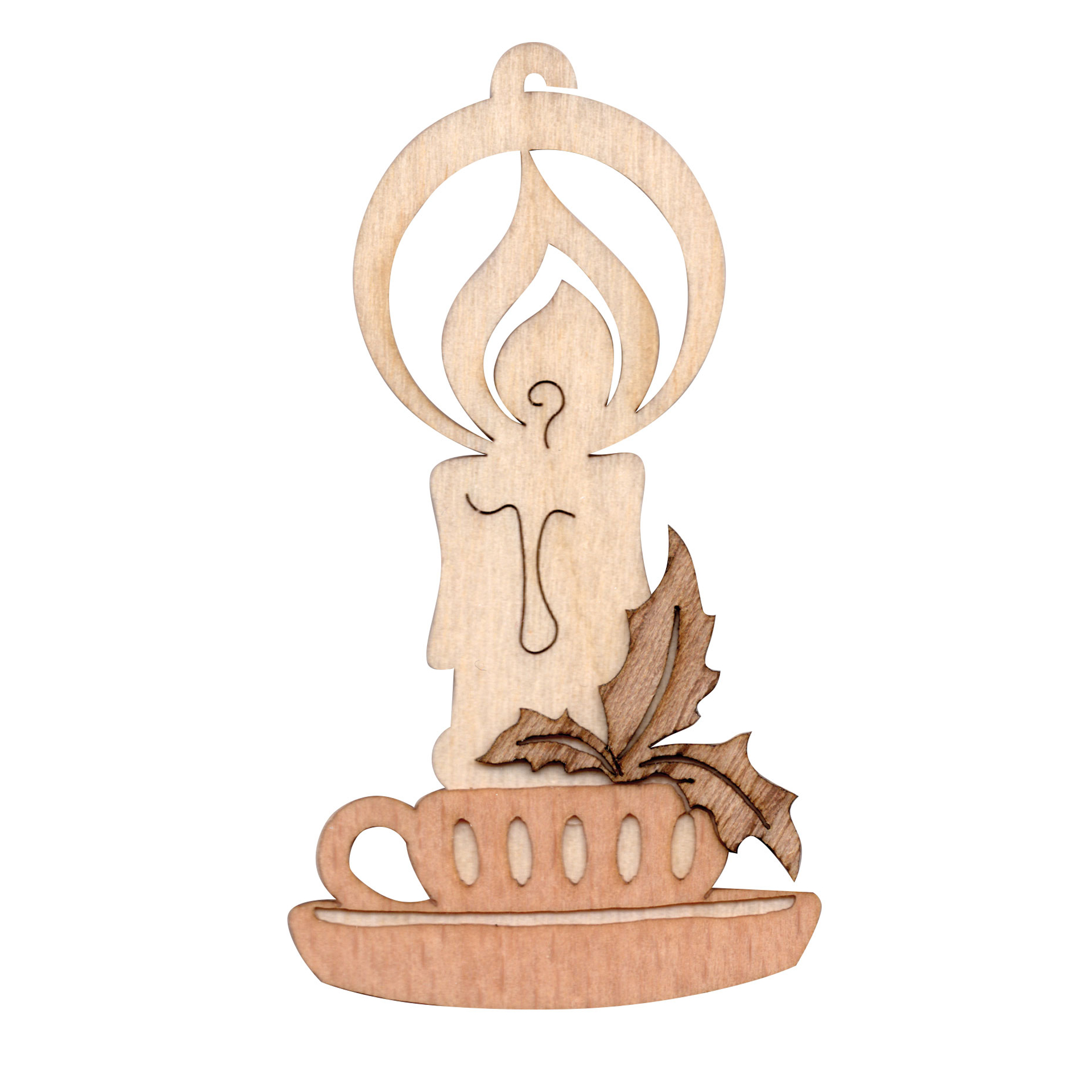 Baumschmuck Kerze im Ständer