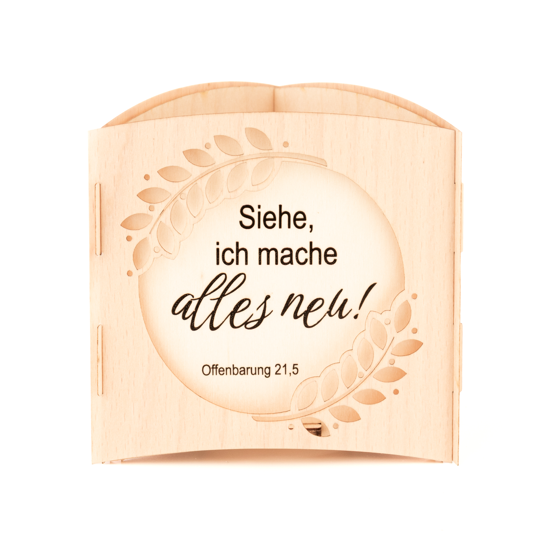 Motivleuchte Jahreslosung 2026, Offenbarung 21,5