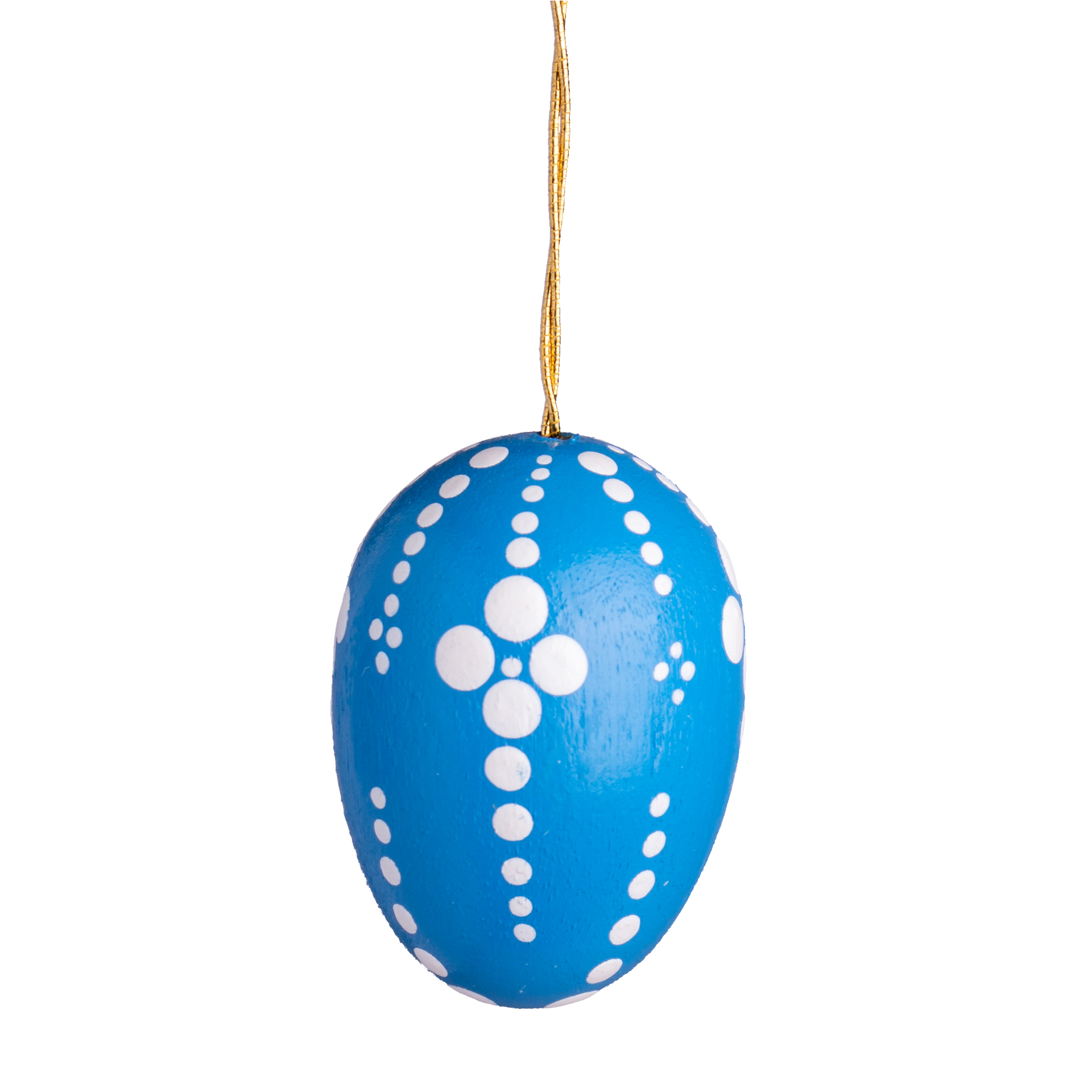 Baumschmuck Ei, mittelblau