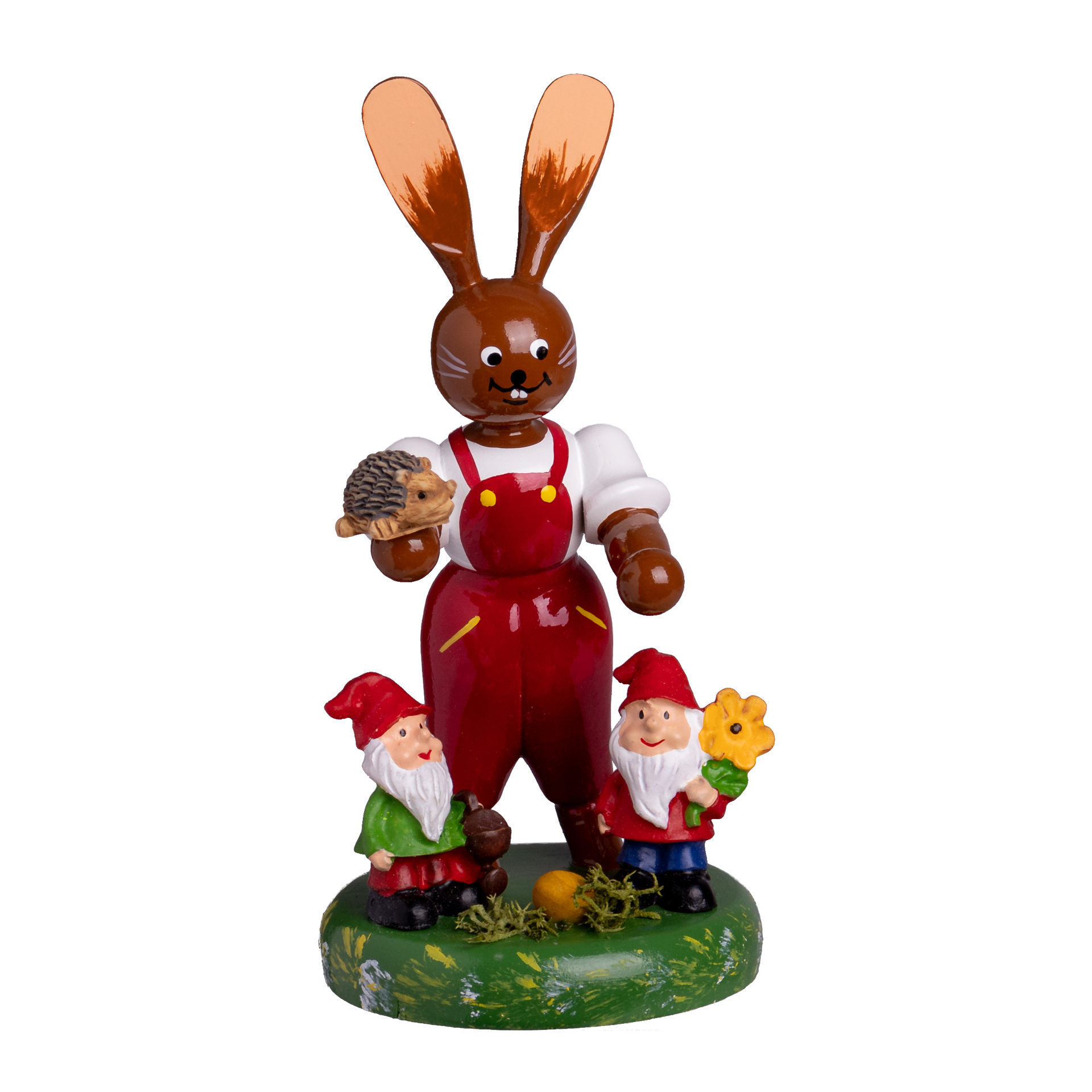 Hasenjunge mit Igel Hasenjunge mit Igel