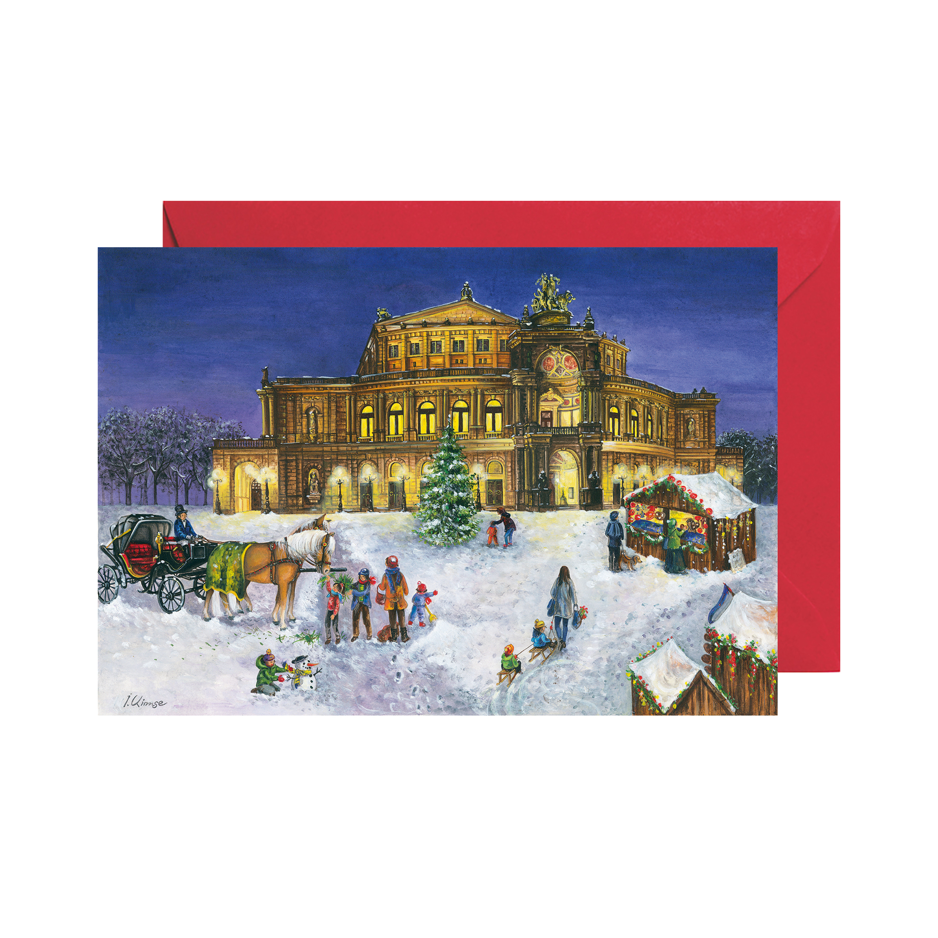 Miniadventskalender Dresdner Semperoper Winter