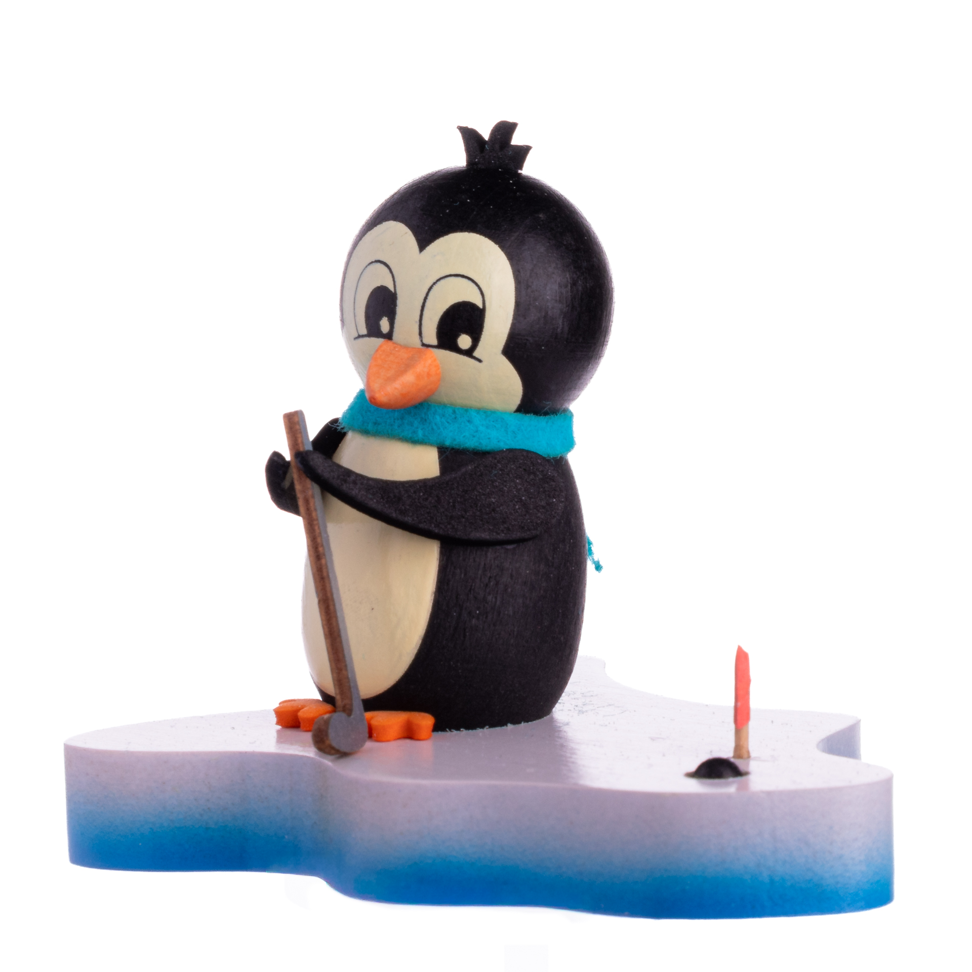 Pinguin auf Eisscholle "Eisgolf"