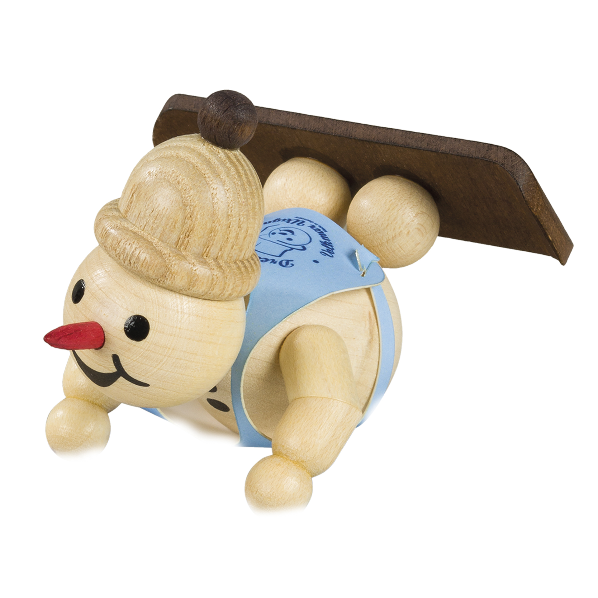 Schneemann Junior Skianfänger mit Snowboard Schneemann Junior Skianfänger mit Snowboard