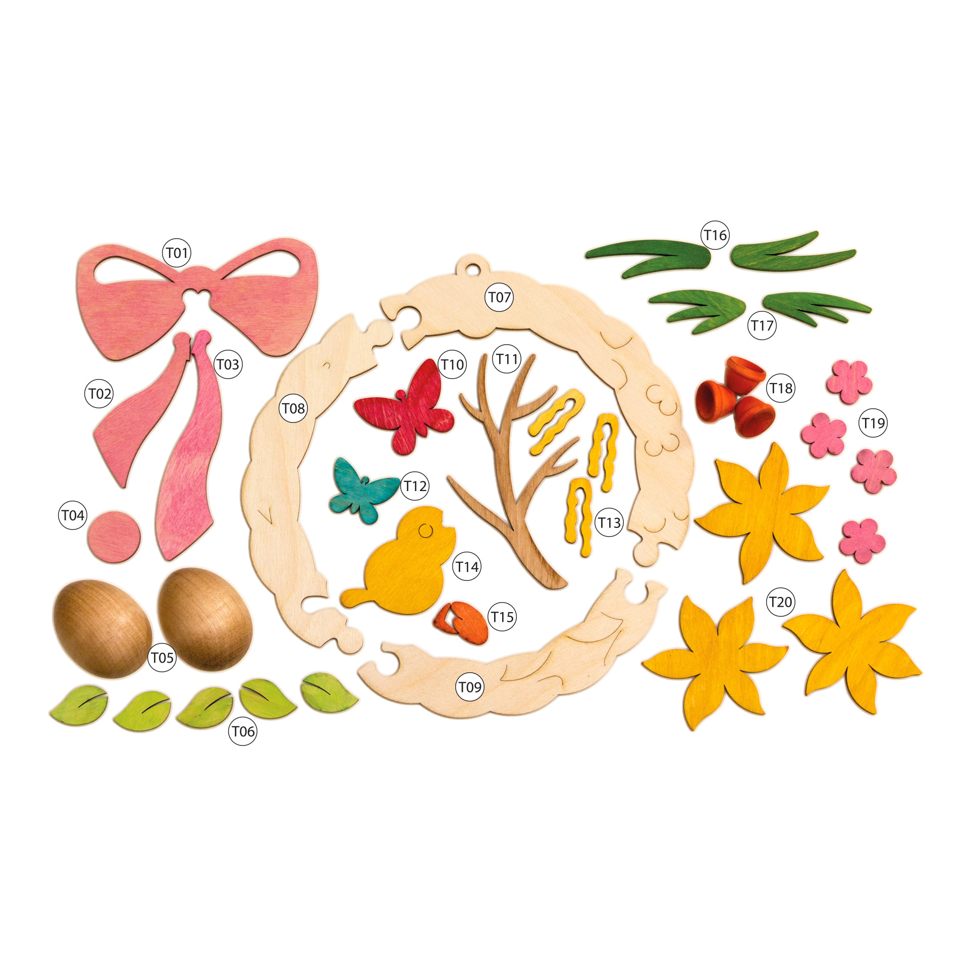 Bastelset Osterkranz