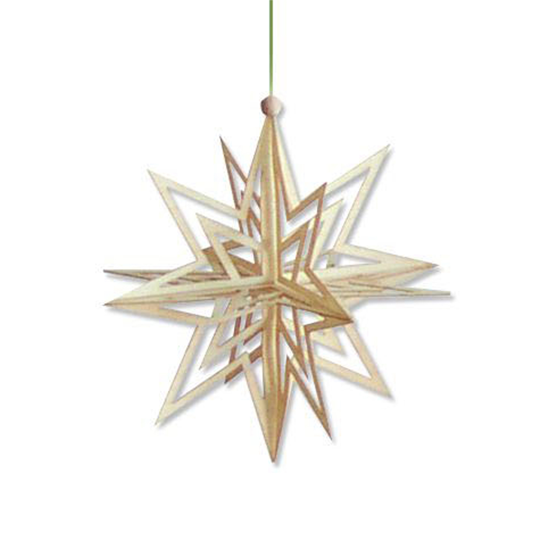 Baumschmuck Stern 3D Motiv 2/4 Baumschmuck Stern 3D Motiv 2/4