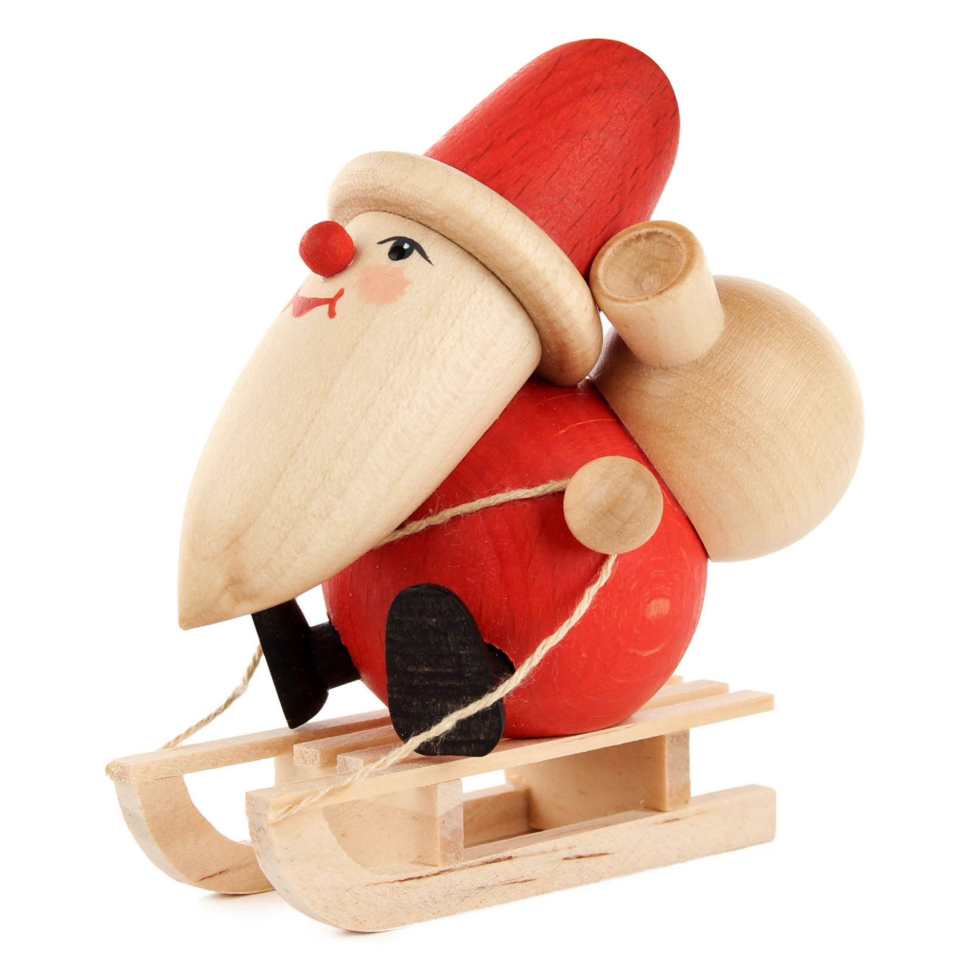 Weihnachtsmann mit Schlitten