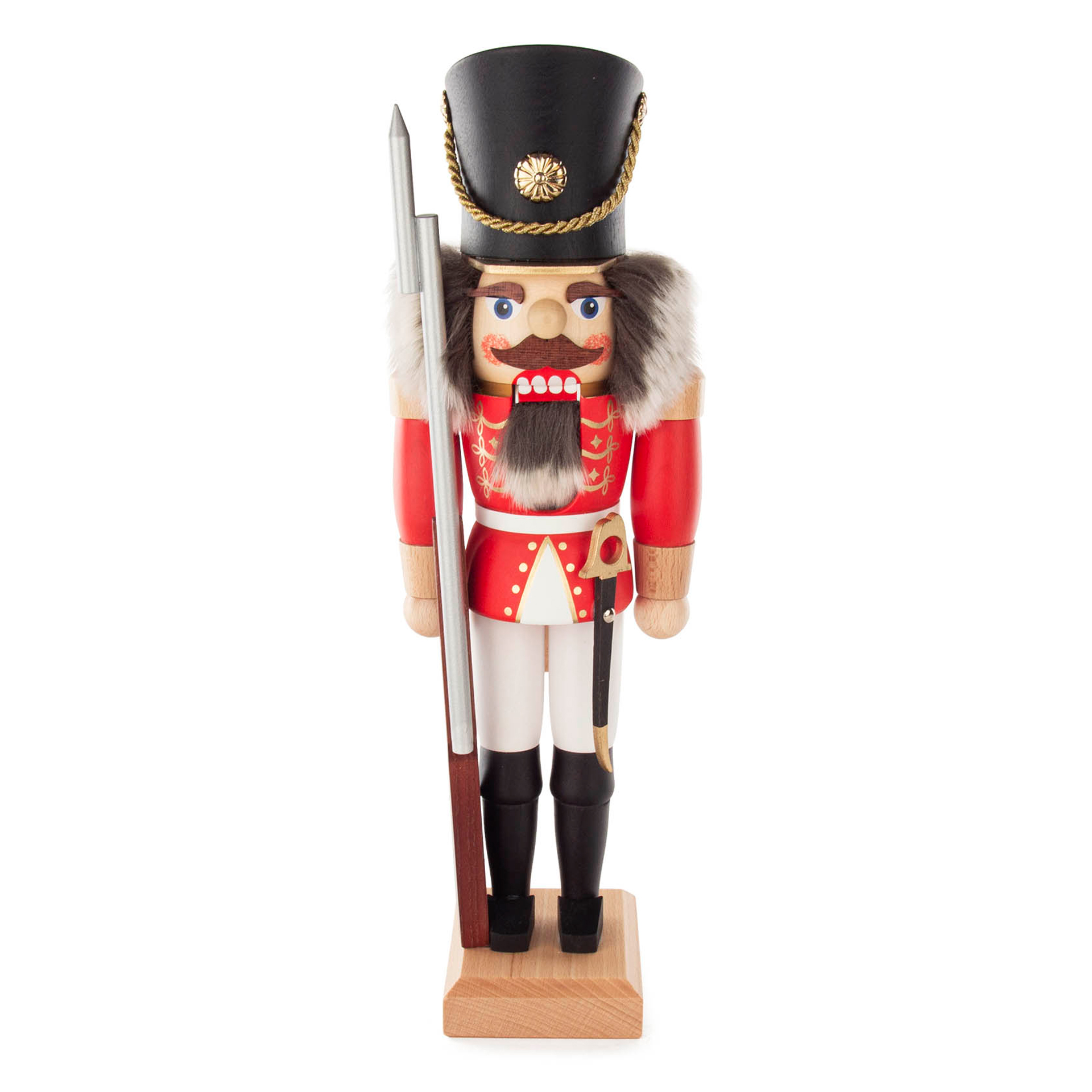 Nussknacker Soldat rot, 38cm