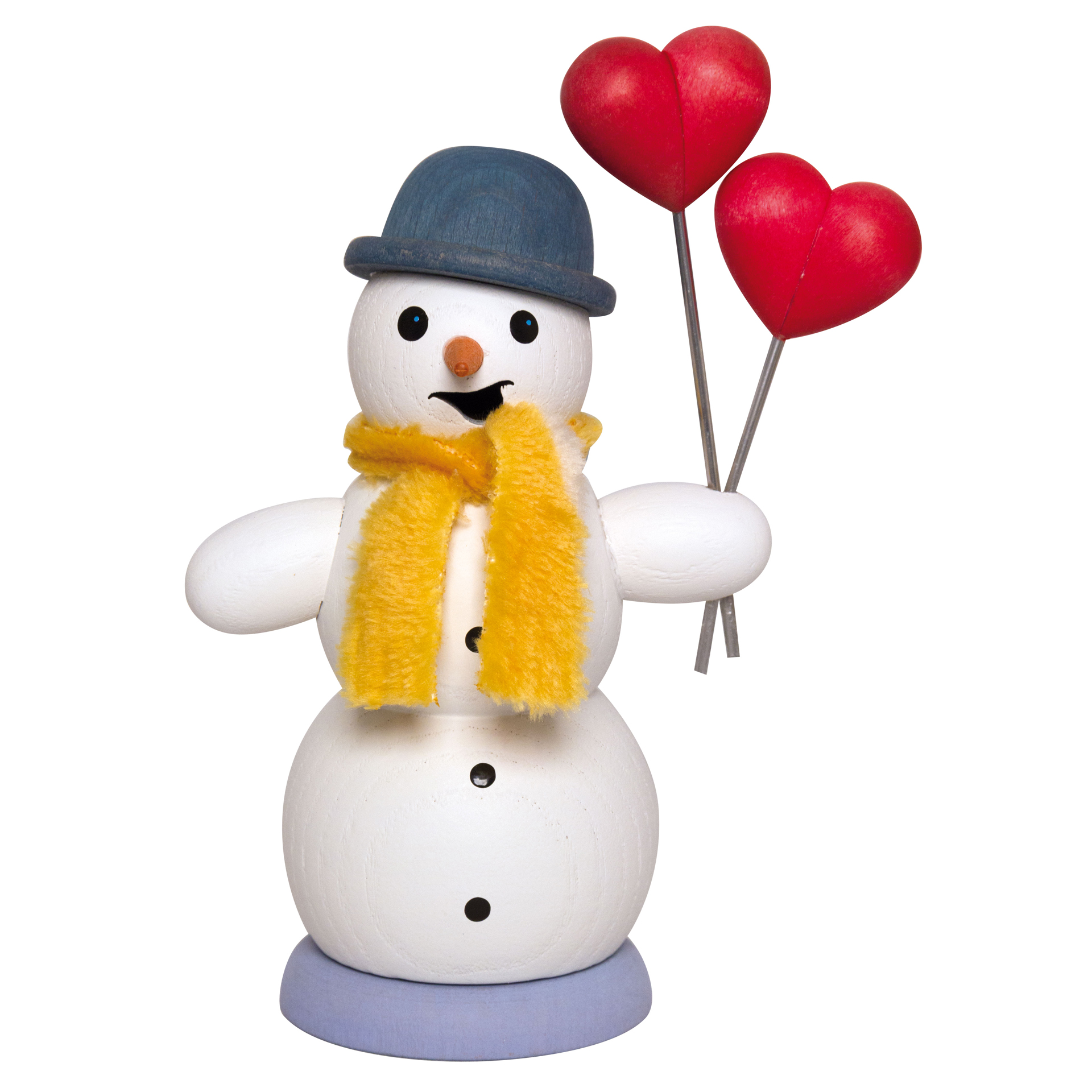 Schneemann mit Herzen