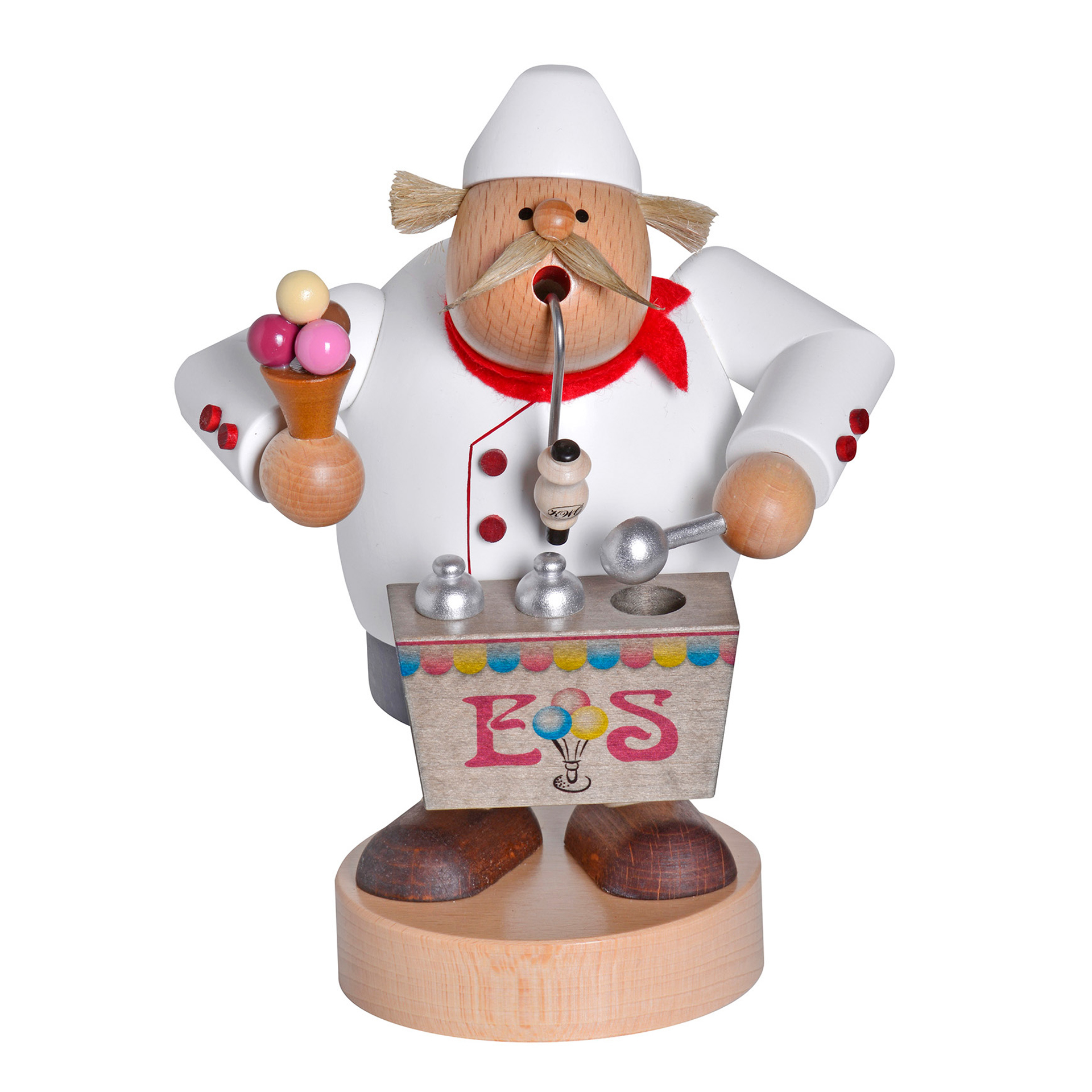 Rauchfigur Eisverkäufer Rauchfigur Eisverkäufer