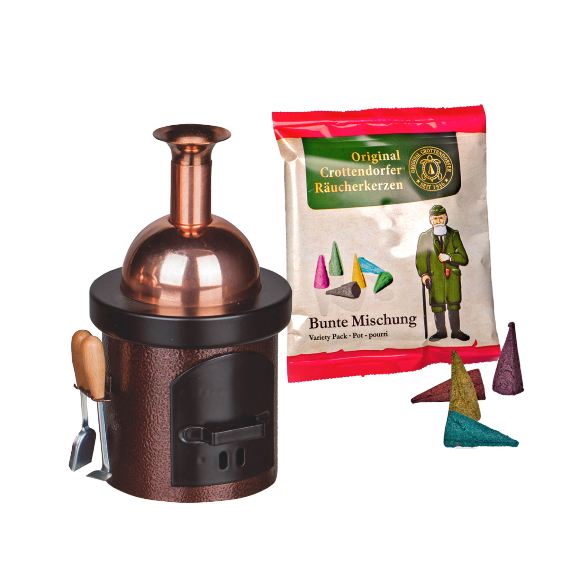 Rauchofen Braukessel, braun/kupfer Rauchofen Braukessel, braun/kupfer