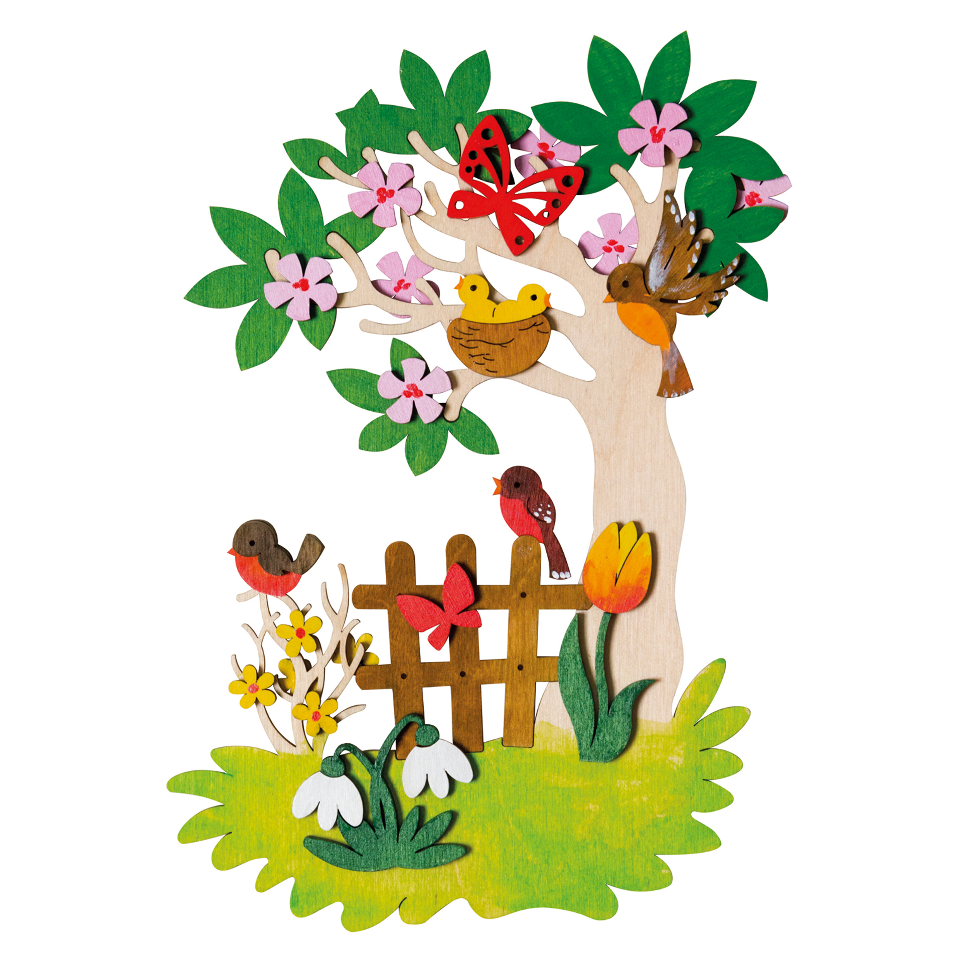 Bastelset Fensterbild Frühling Bastelset Fensterbild Frühling