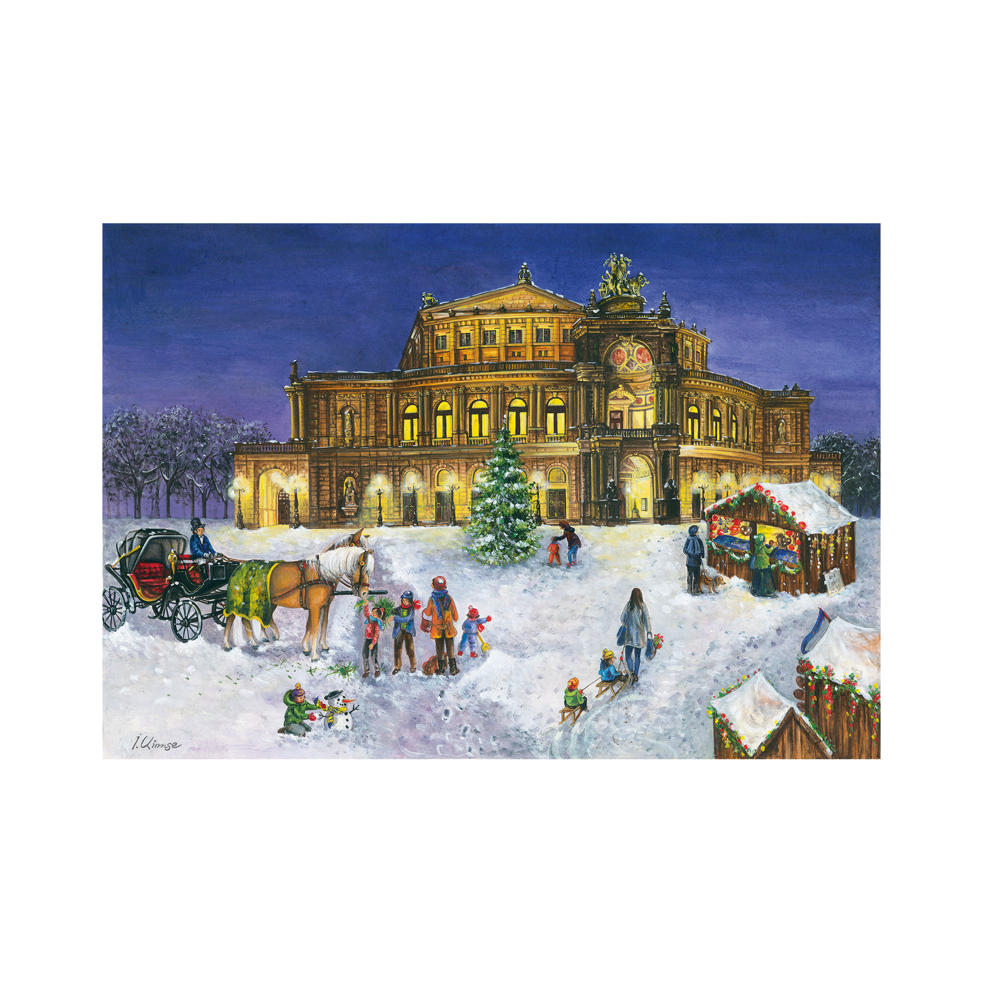 Adventskalender Dresdner Semperoper Winter