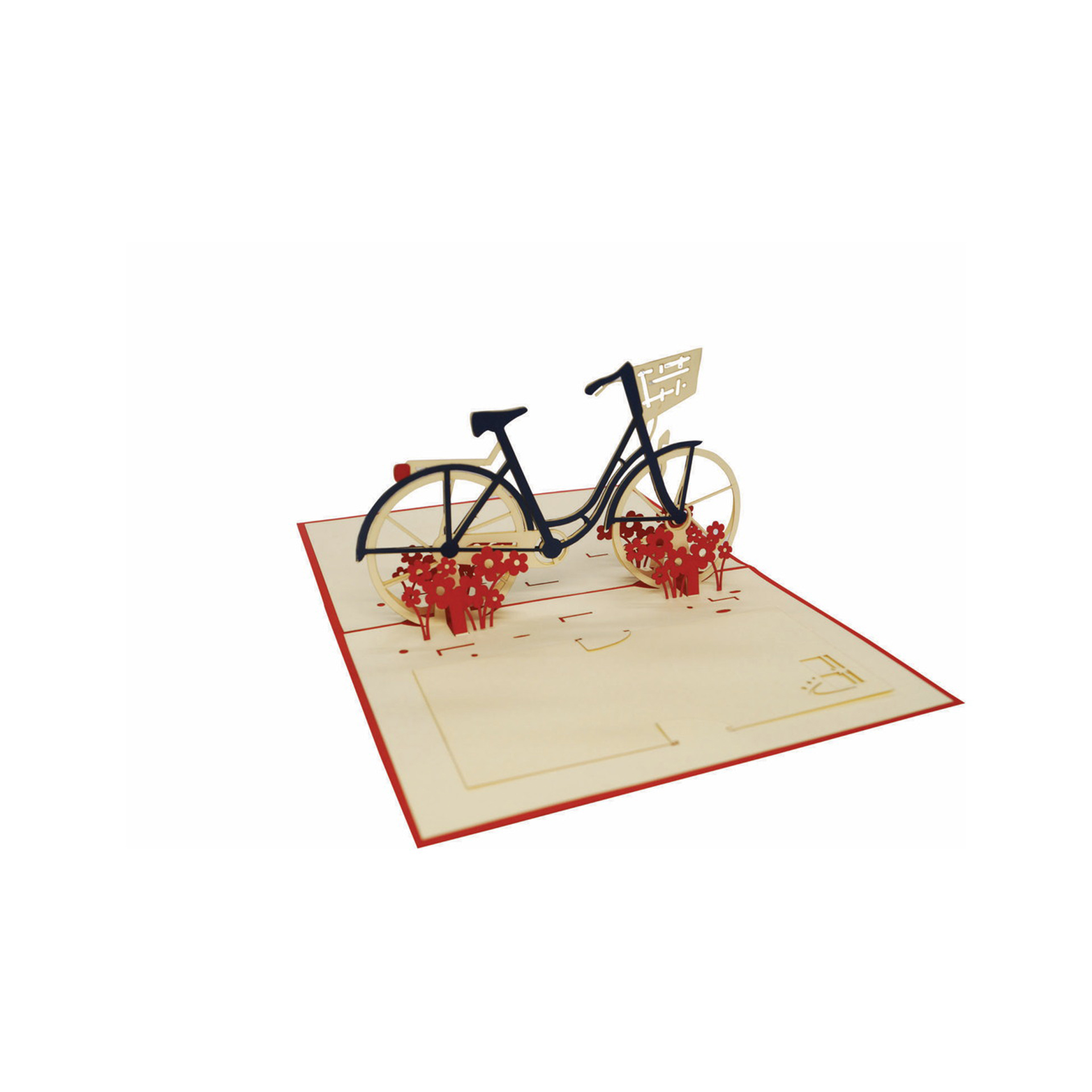 3D-Karte Damenfahrrad 