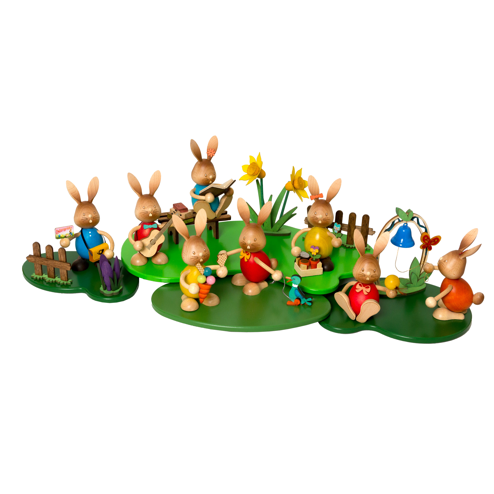 Stupsi-Landschaft groß, 4-teilig Stupsi-Landschaft groß, 4-teilig